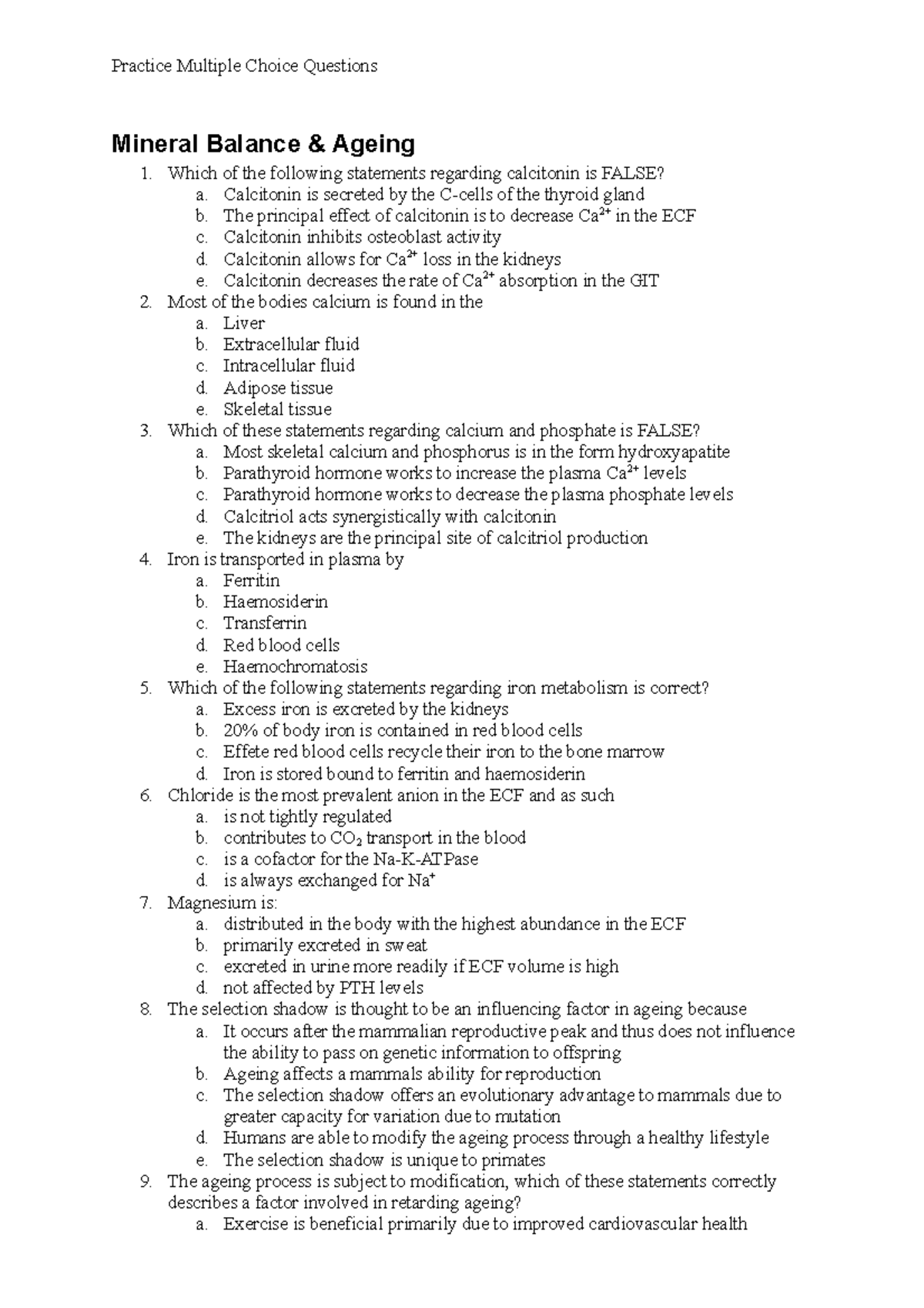 Auc english placement test sample image