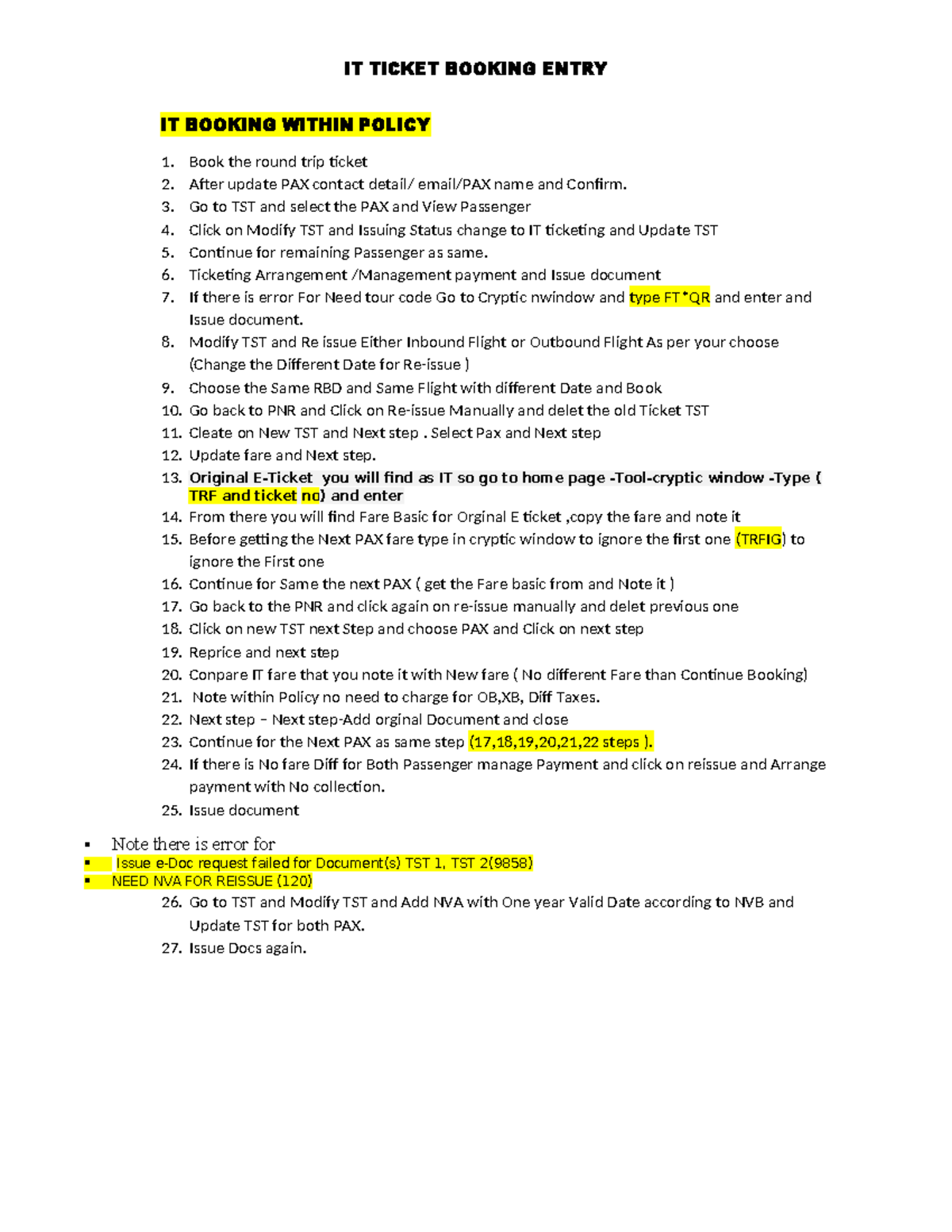 IT Ticket Booking Entry - IT TICKET BOOKING ENTRY IT BOOKING WITHIN ...