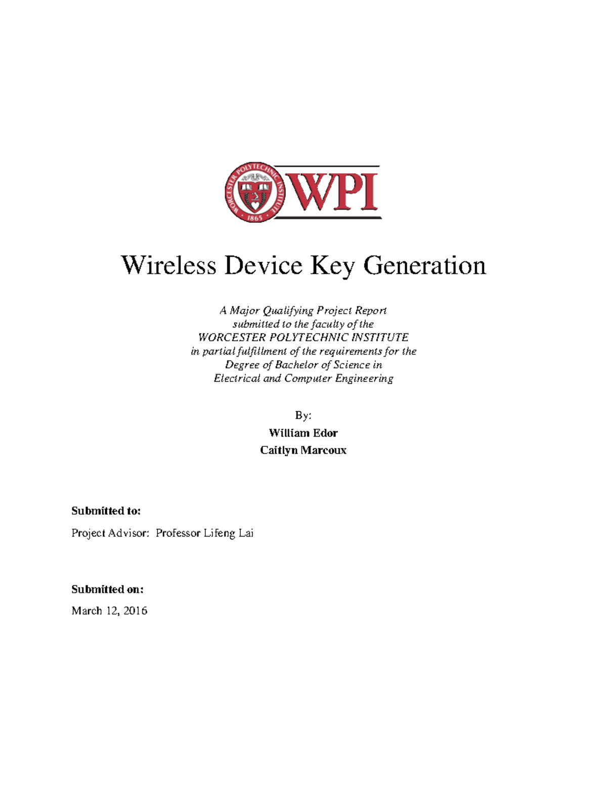 Wireless Device Key Generation With each new encoding scheme that is