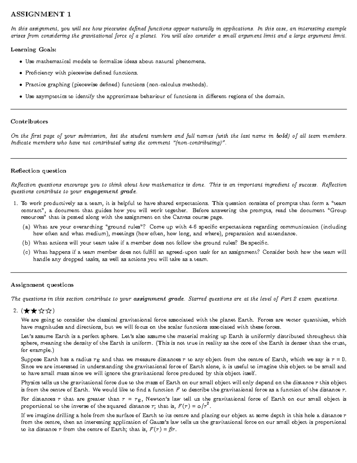 A1Asolns - assignment - ASSIGNMENT 1 In this assignment, you will see ...