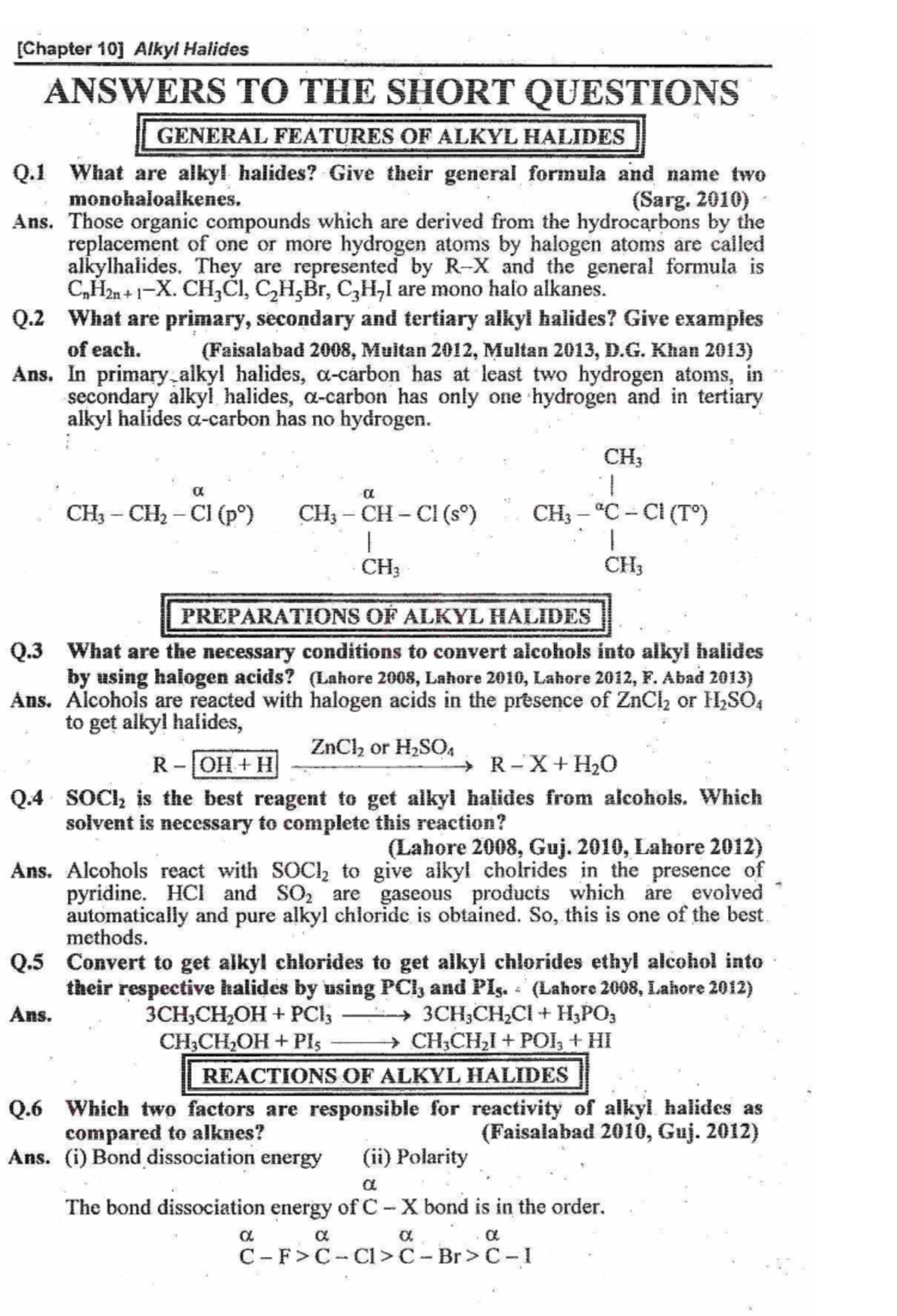 2nd year chemistry chapter 10(www - Social science class 10 - Studocu