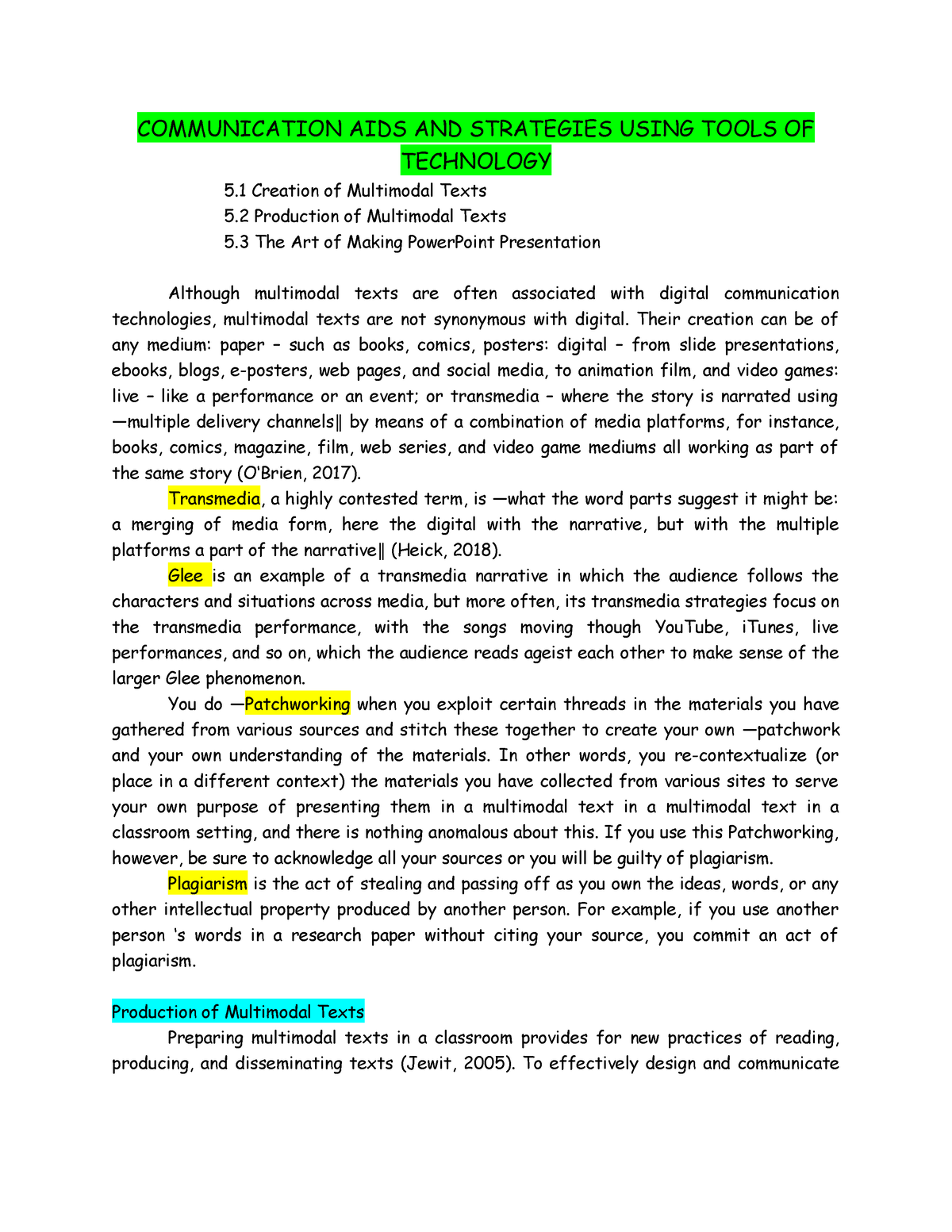 communication aids essay