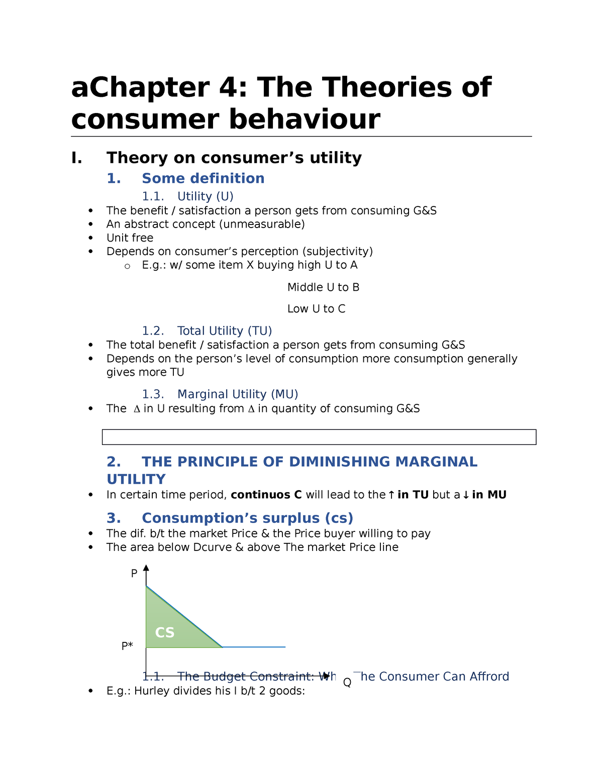 Chapter 4 - Theory Of Consumer Behavior - AChapter 4: The Theories Of ...