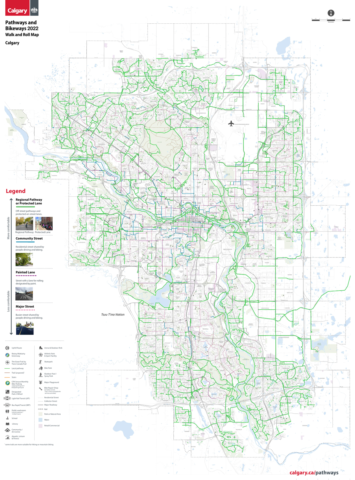 Bikepathsmapcitycalgary Electrical 665 UCalgary Studocu