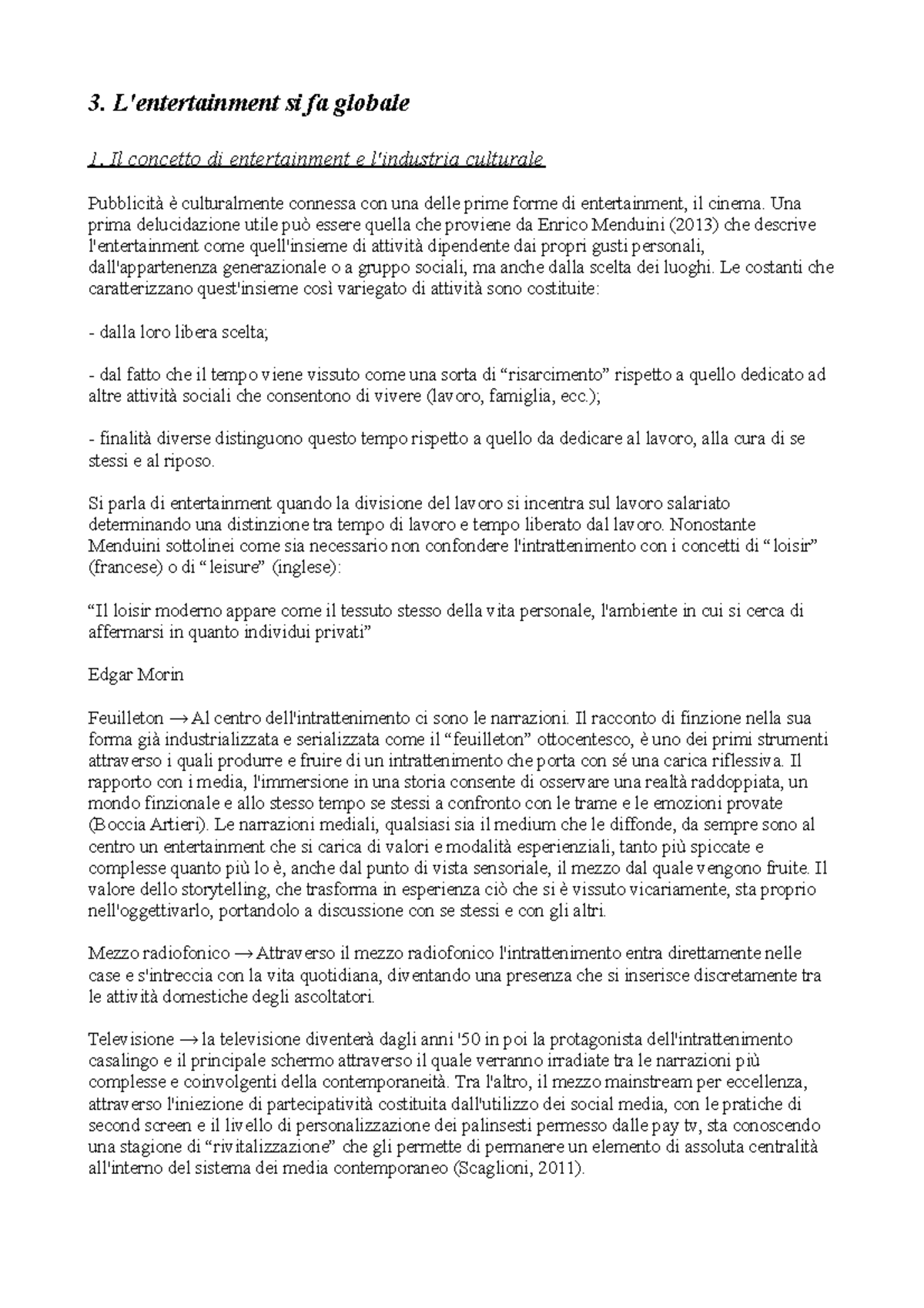 Riassunto Imagining (capitoli 3,4 E 5) Della Professoressa Antonioni ...