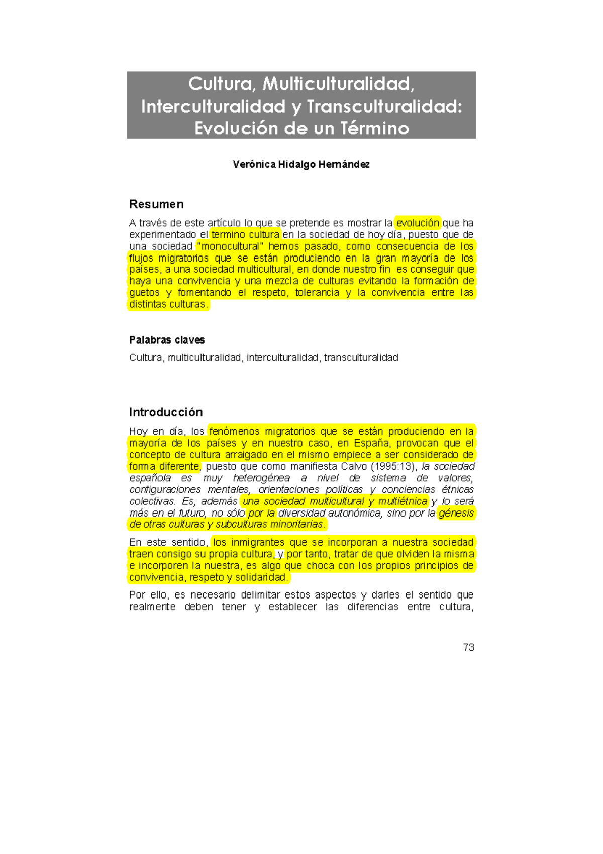 Cultura Multiculturalidad Interculturalidad Y Transculturalidad