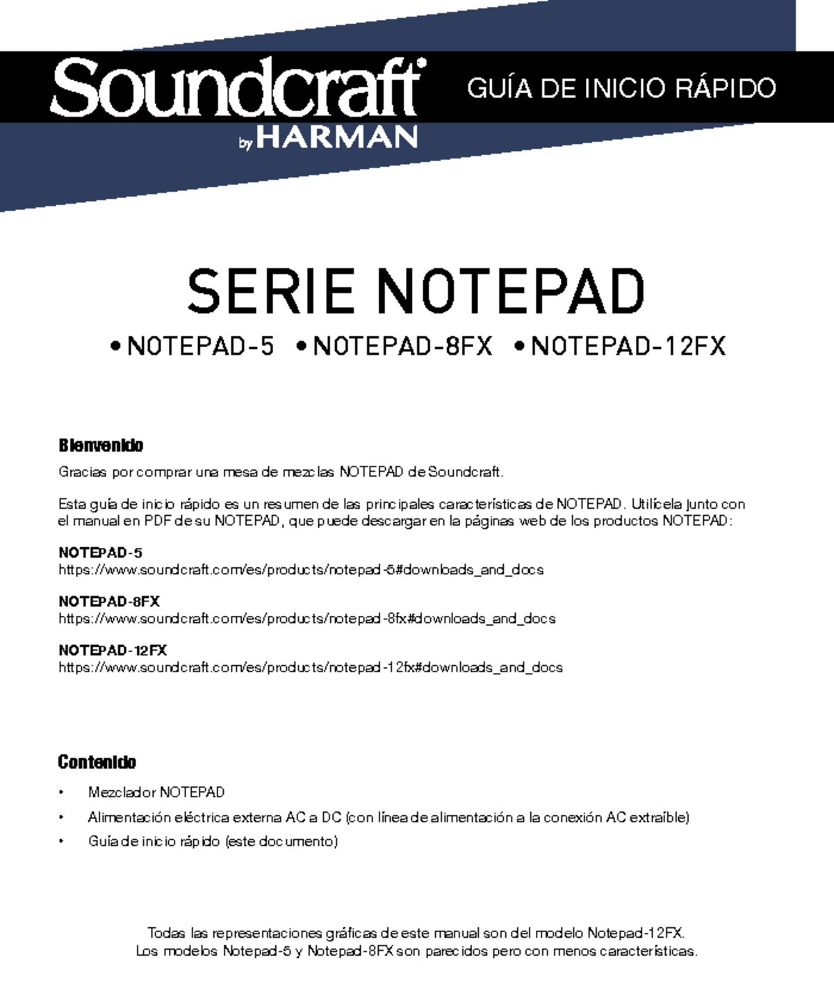 Console Audio Soundcraft NOTEPAD-5 - 1 Ingresso Mono + 2 Stereo, USB 2 In/2 Out - Foto 4