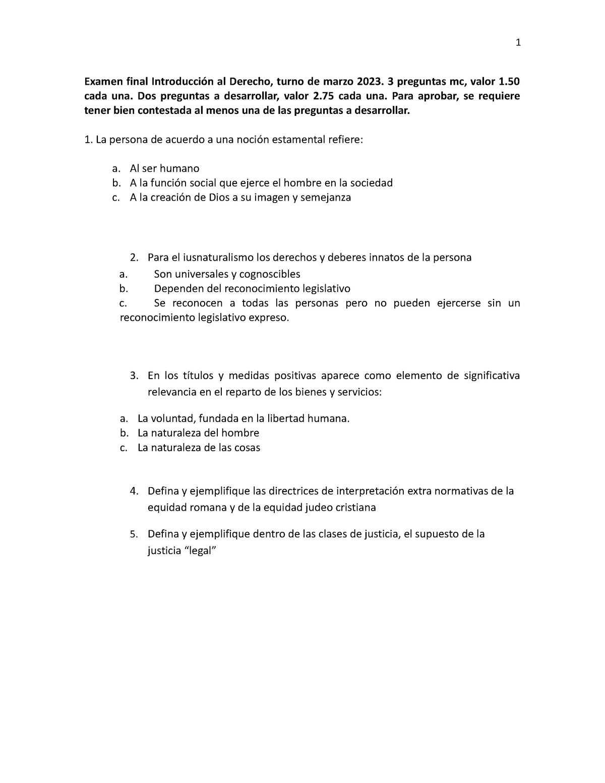 DOC-20230713 Examen - Final - Introduccion Al Derecho - UCASAL - Studocu