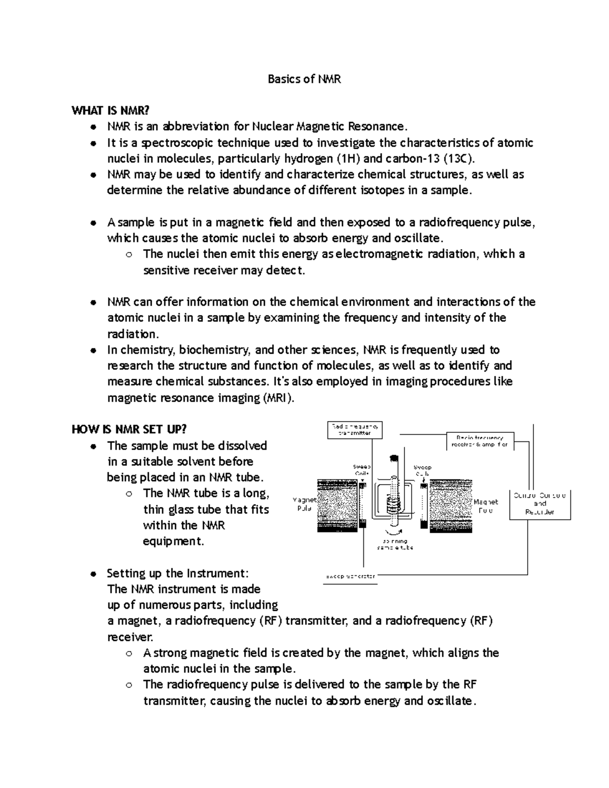 nmr assignments abbreviation