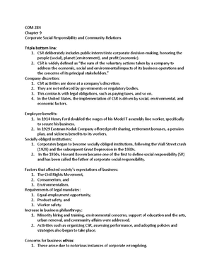 PR final cheat sheet - CHEAT SHEET • PR VS. MARKETING VS. ADVERTISING ...