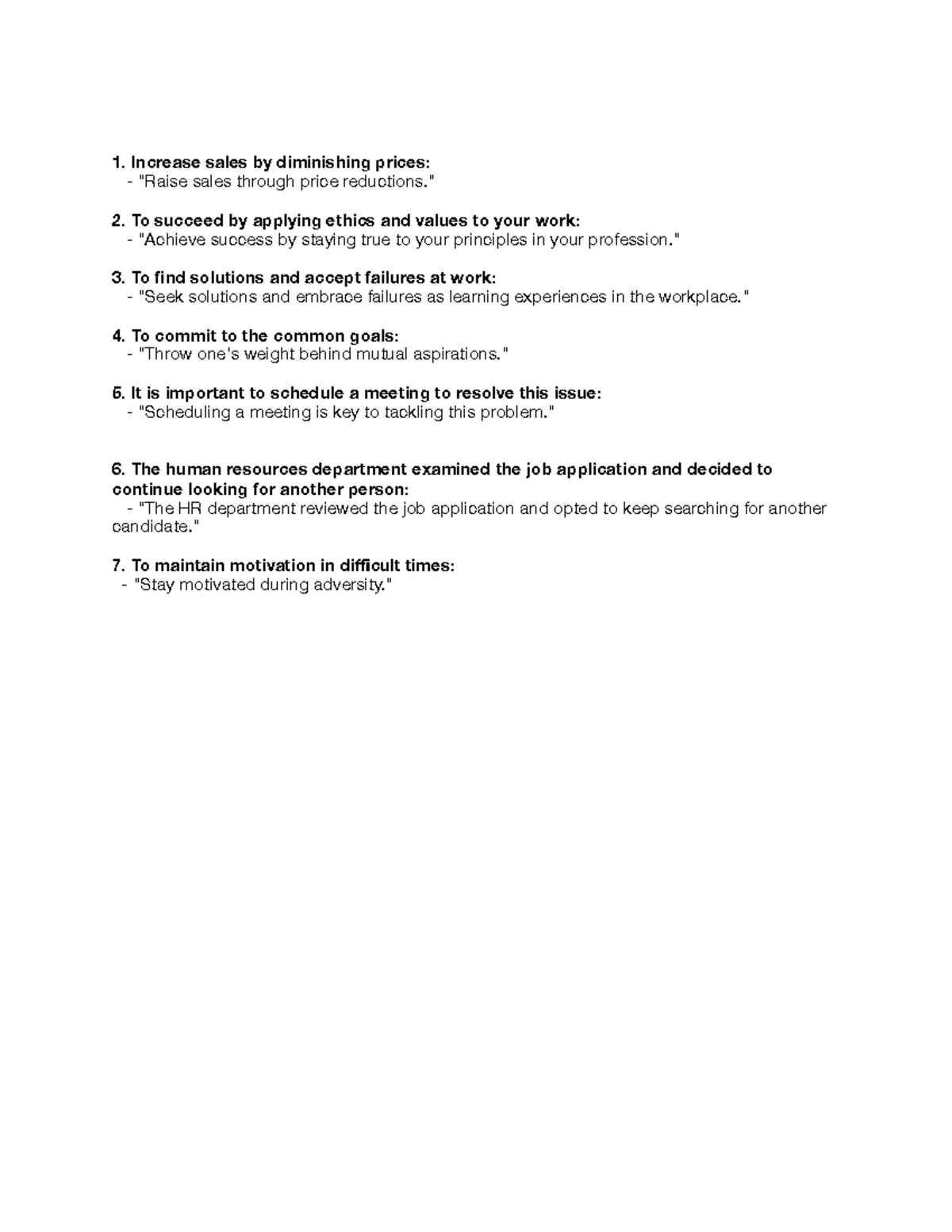 H7 inglés III tema 7 ingles Increase sales by diminishing prices