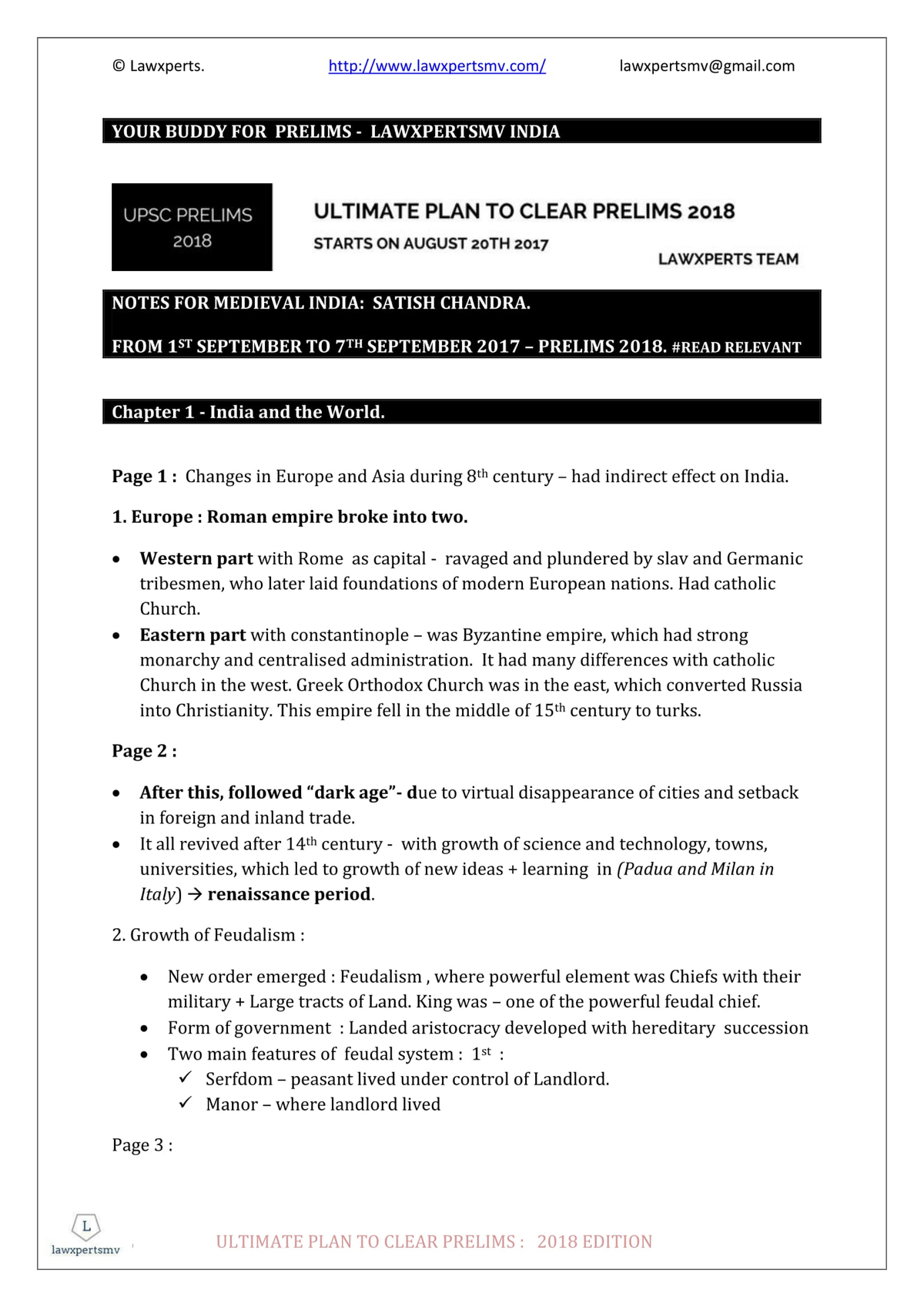 Medieval india satish sharma ncert notes - History I - Studocu