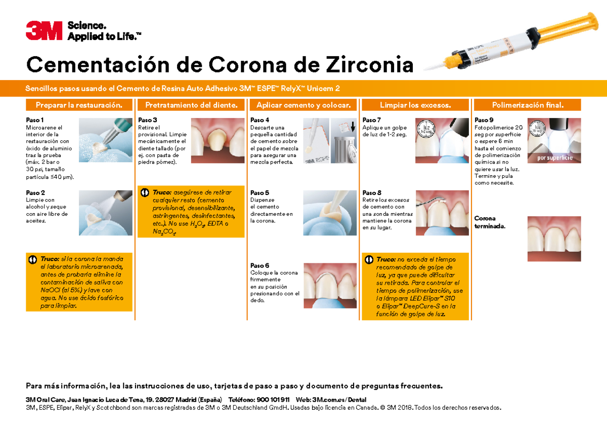 Como Cementar Una Corona De Zirconia