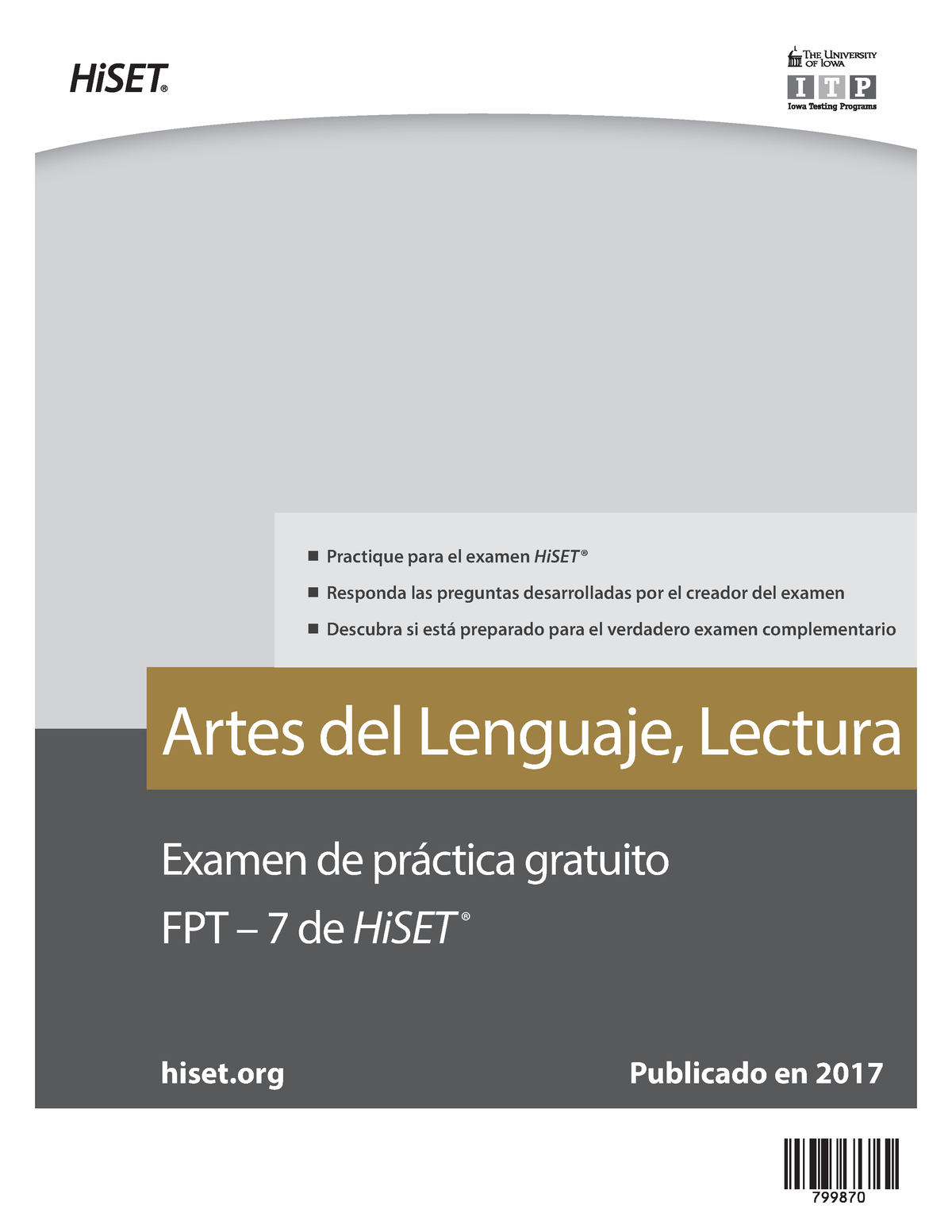 Hi SET Reading Fpt7 Es - Practique Para El Examen HiSET® Responda Las ...