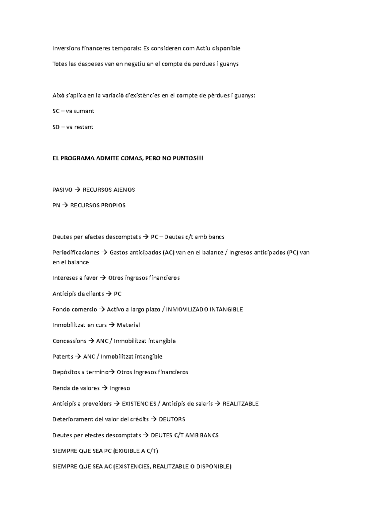 Contabilidad - SON APUNTES DE ESTE CURSO - Inversions financeres ...