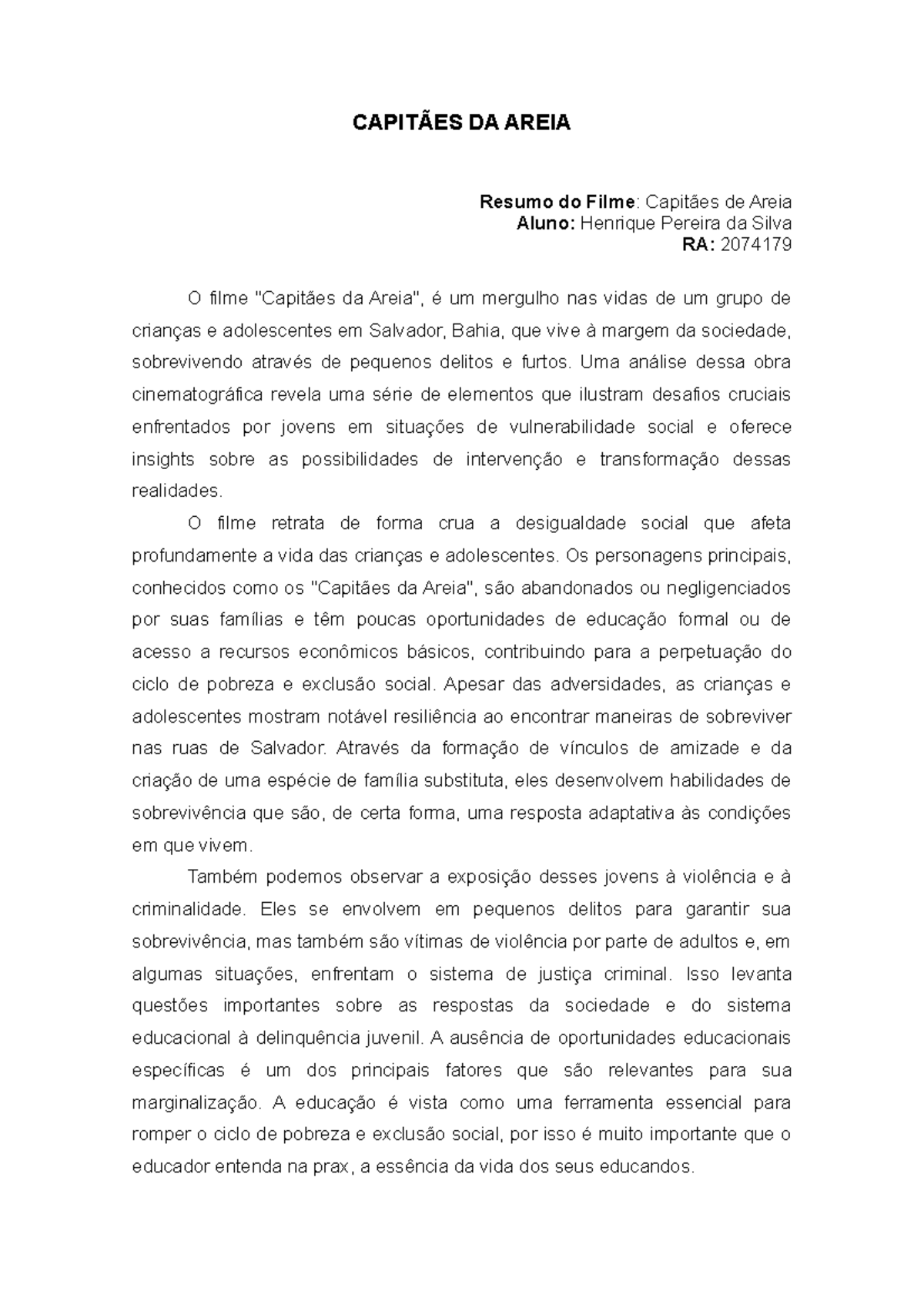capit-es-da-areia-resumo-fdplearn