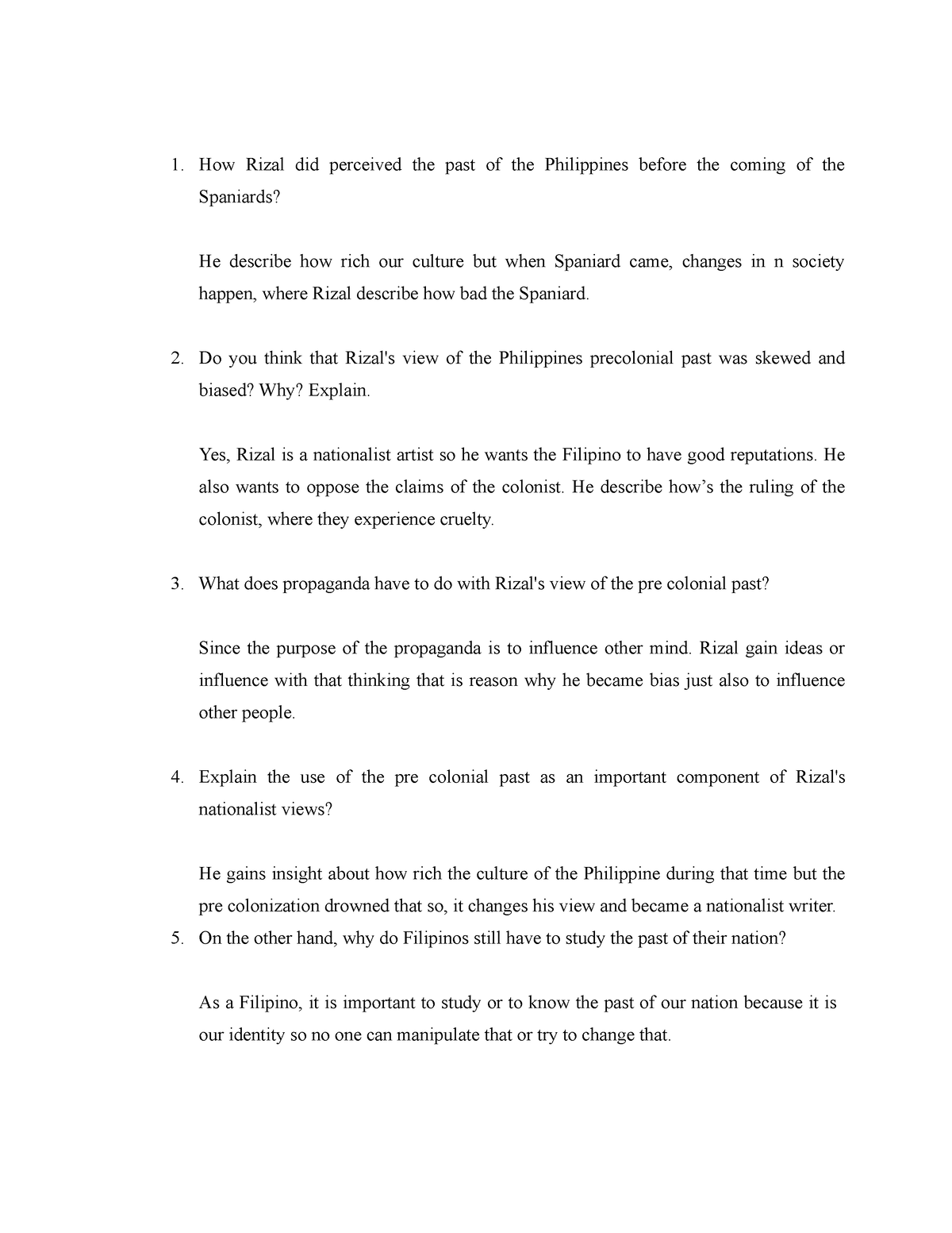 v14-educ-notes-how-rizal-did-perceived-the-past-of-the-philippines