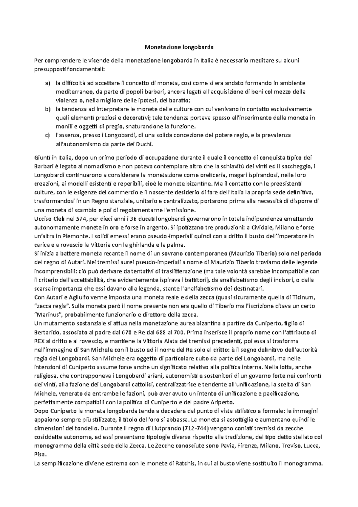 longobarda. Storia della longobarda