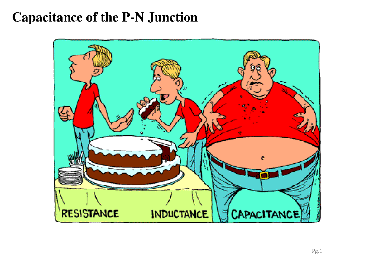 8. Capacitances - Lecture notes 8 - Capacitance of the P-N Junction Two ...