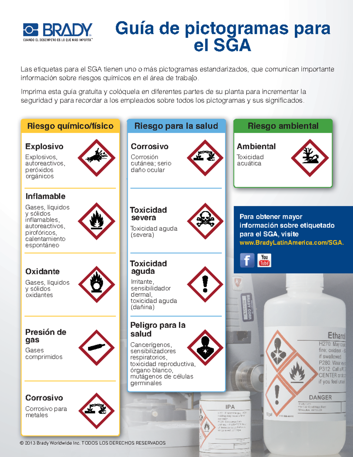 GHS Pictogram Training Guide Latin America - © 2013 Brady Worldwide Inc ...