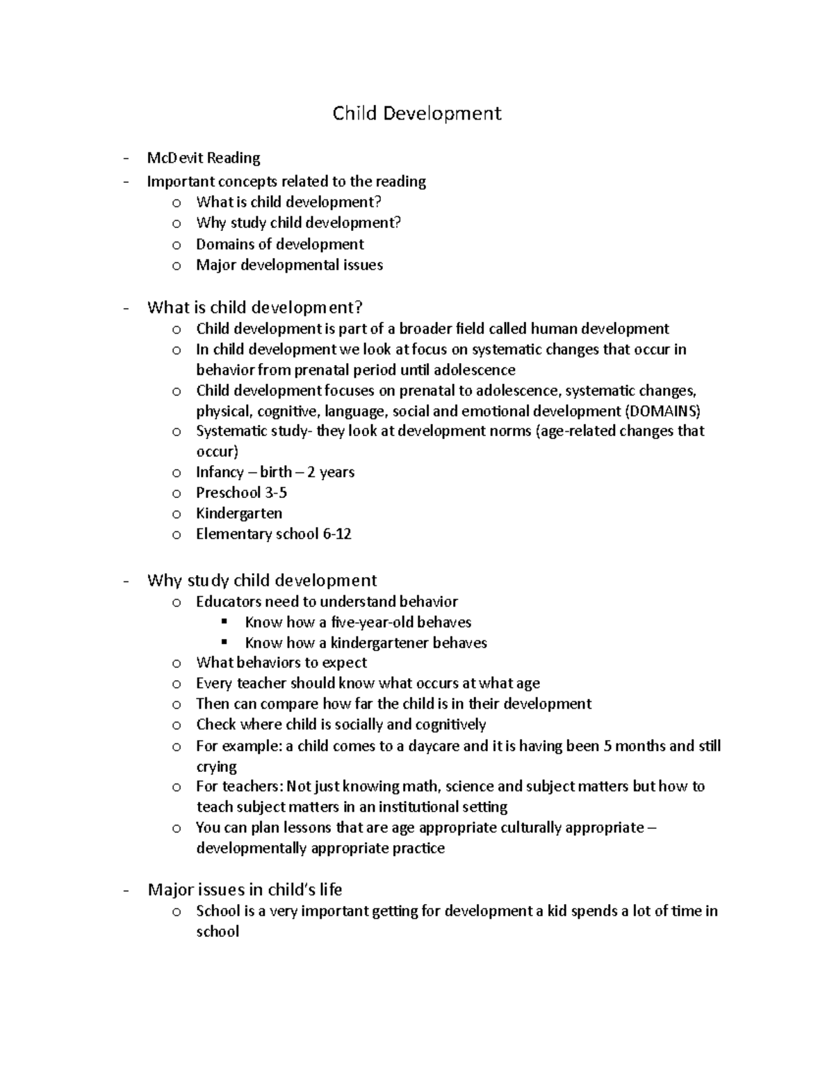 8:27:20 - Lecture notes 1 - Child Development - McDevit Reading ...