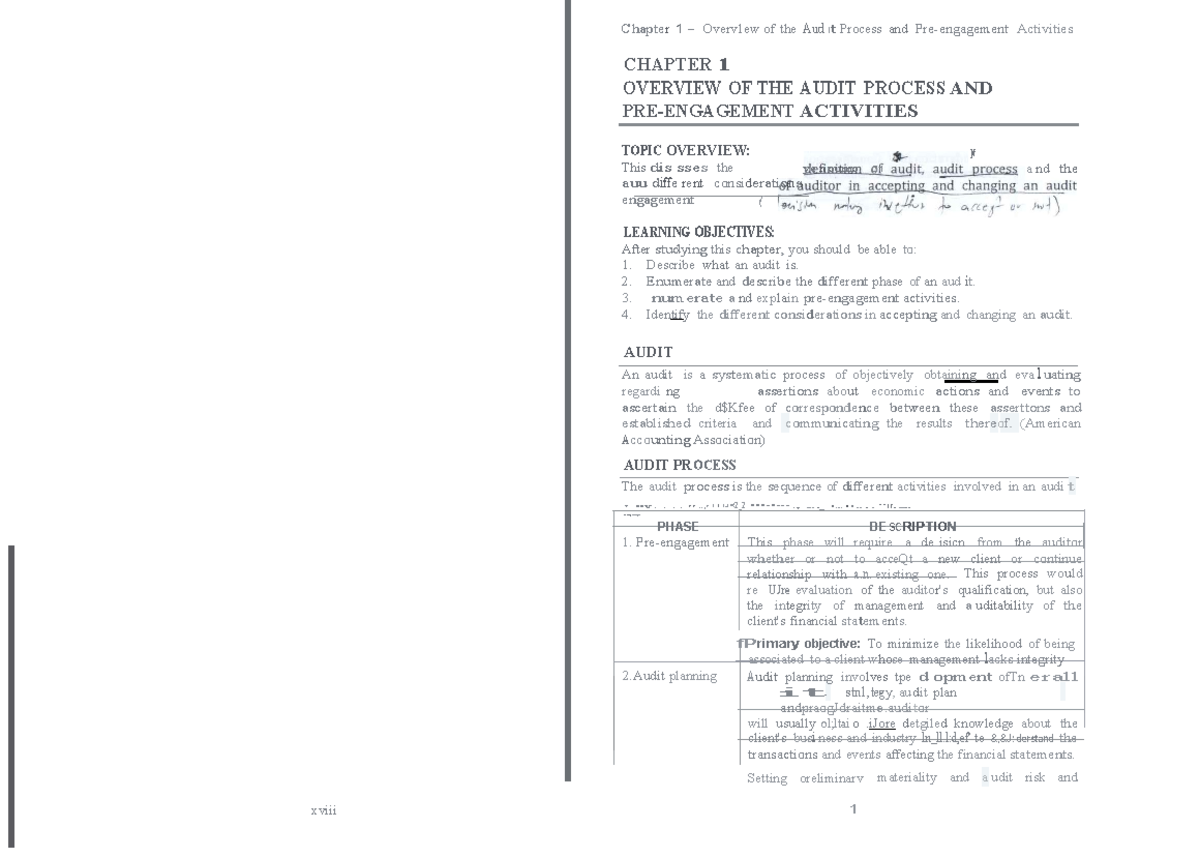 A12 Introduction 2 - none - Chapter 1 - Overv1ew of the Aud it Process ...