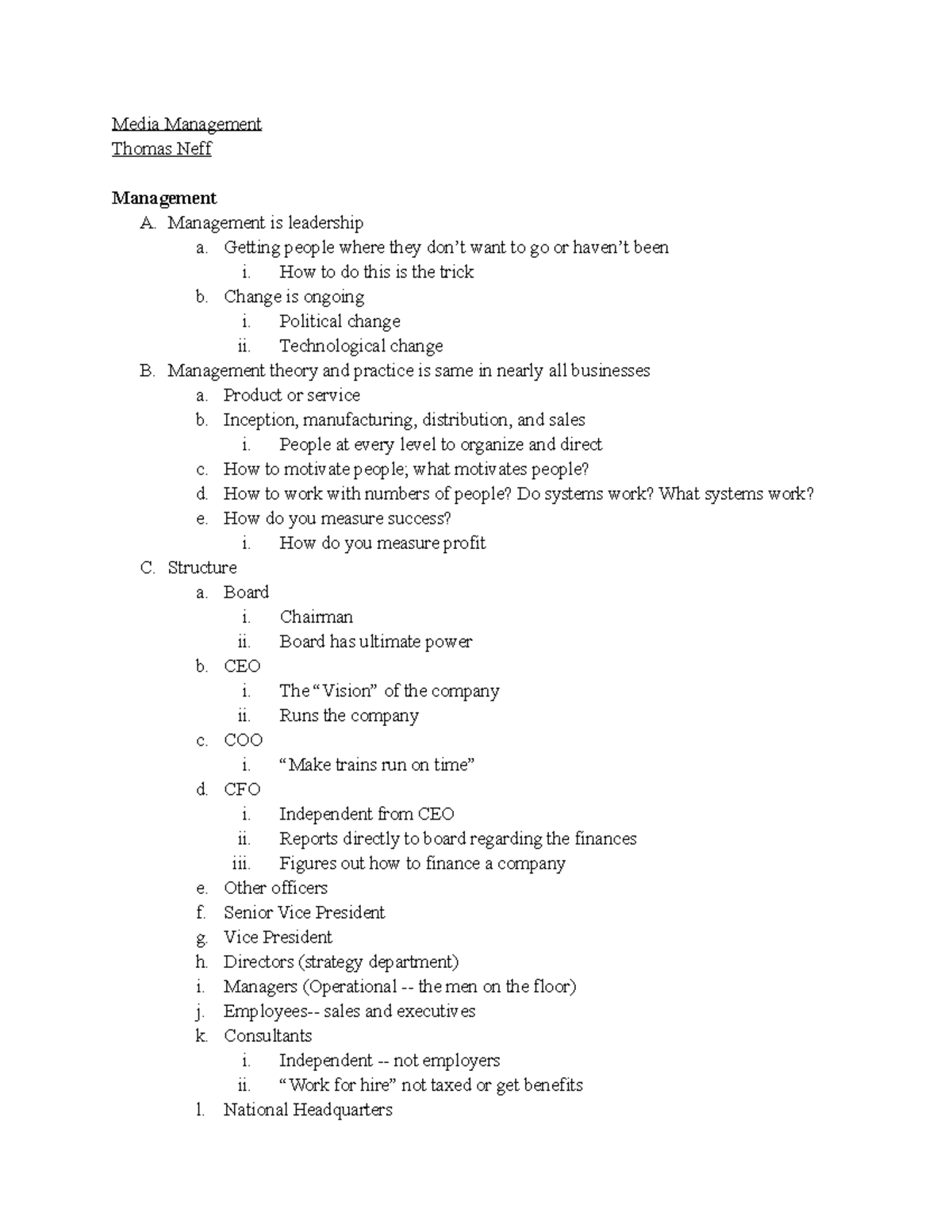 Electronic Media Management Management Intro Media Management Thomas