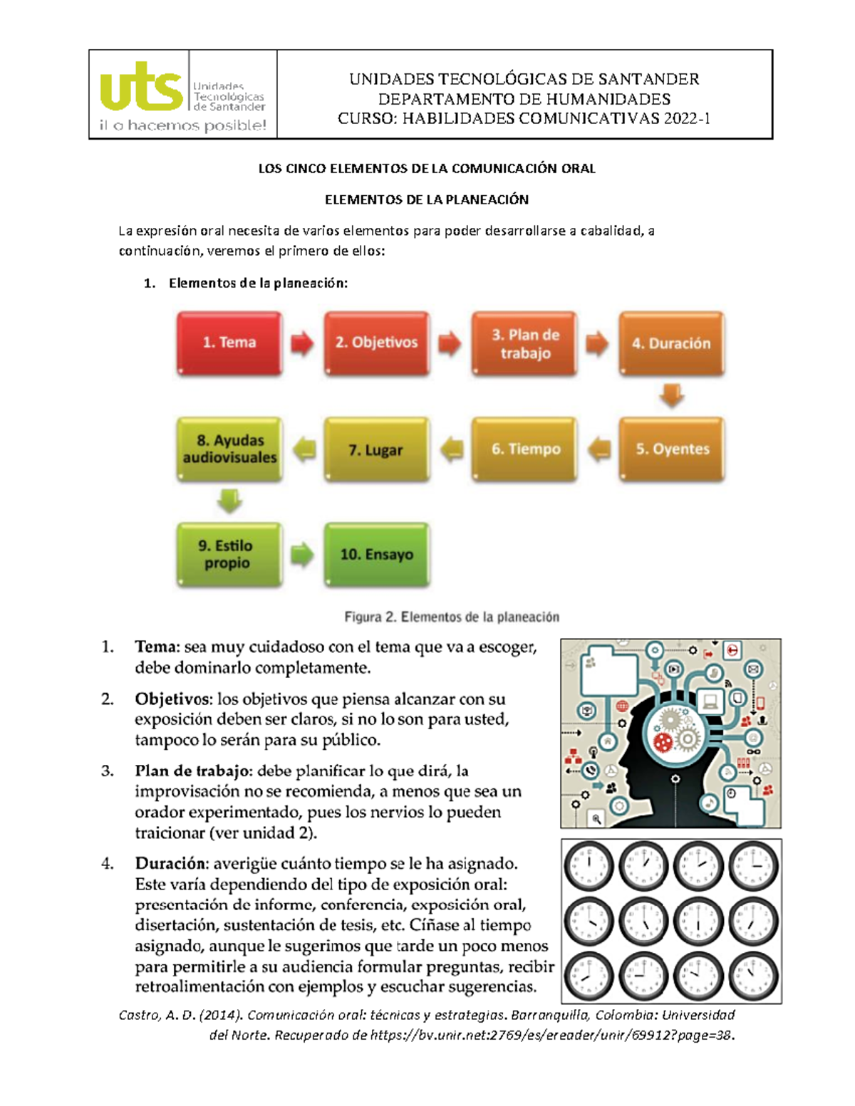 Elementos de la PLaneación estrategica - DEPARTAMENTO DE HUMANIDADES ...