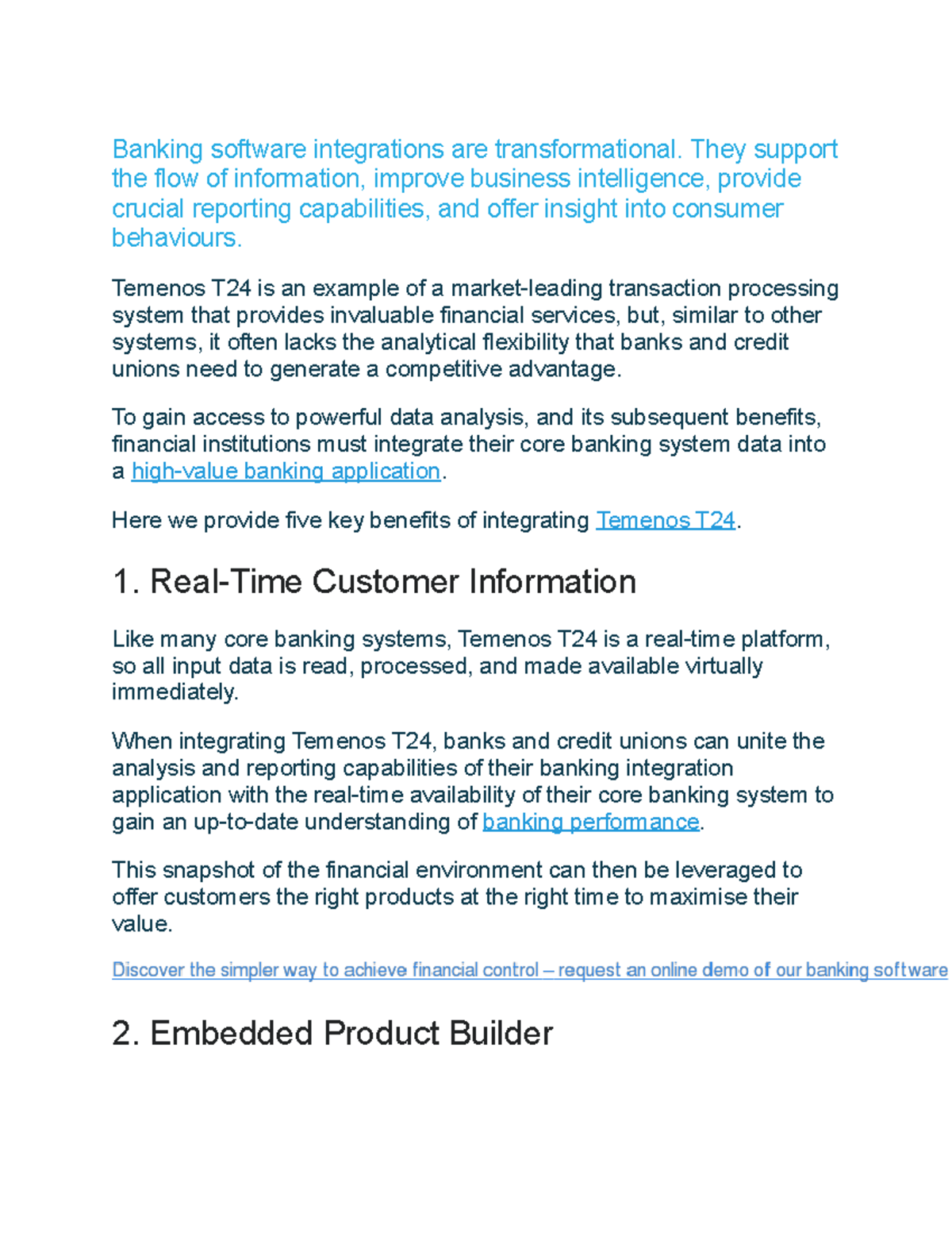 Aasher - Practice - Banking software integrations are transformational ...