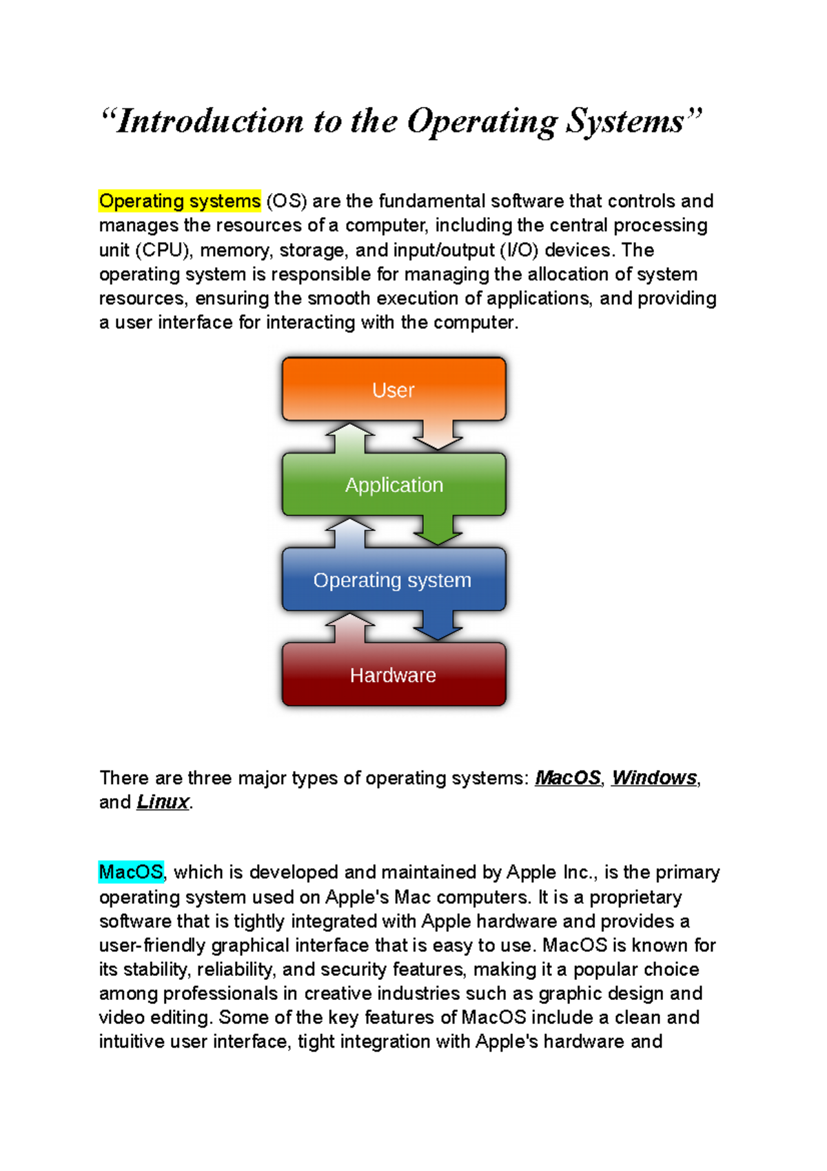 4 - Get an in-depth look at the key differences between MacOS, Windows ...
