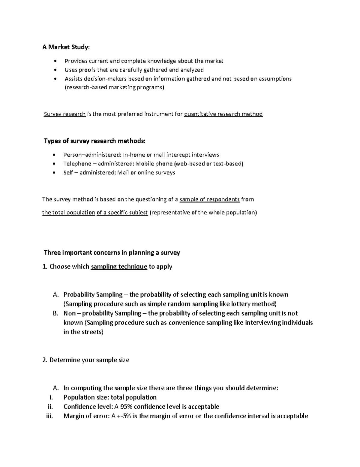 Feasibility Study - A Market Study: Provides current and complete ...