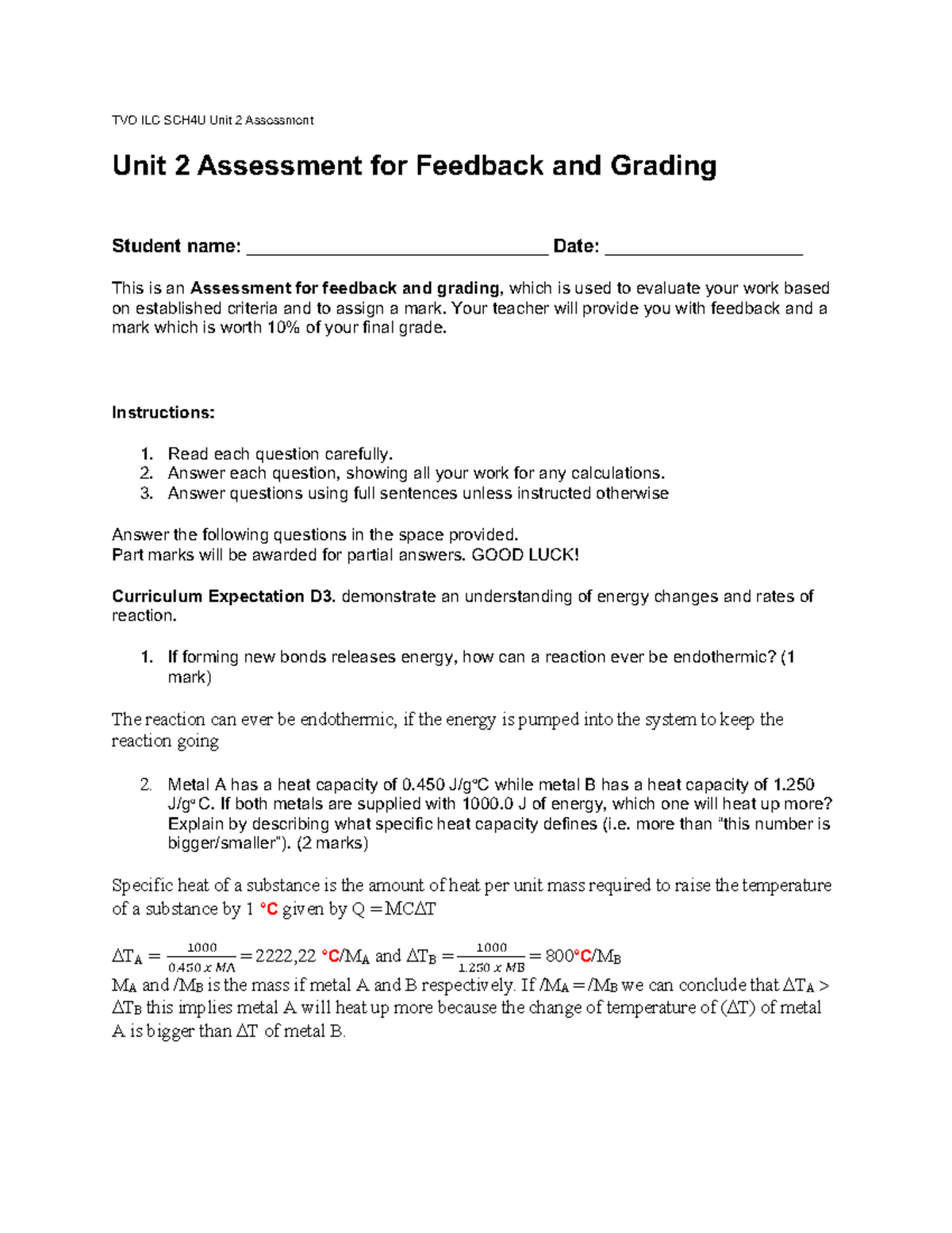 unit-2-assessment-for-feedback-and-grading-tvo-ilc-sch4u-unit-2