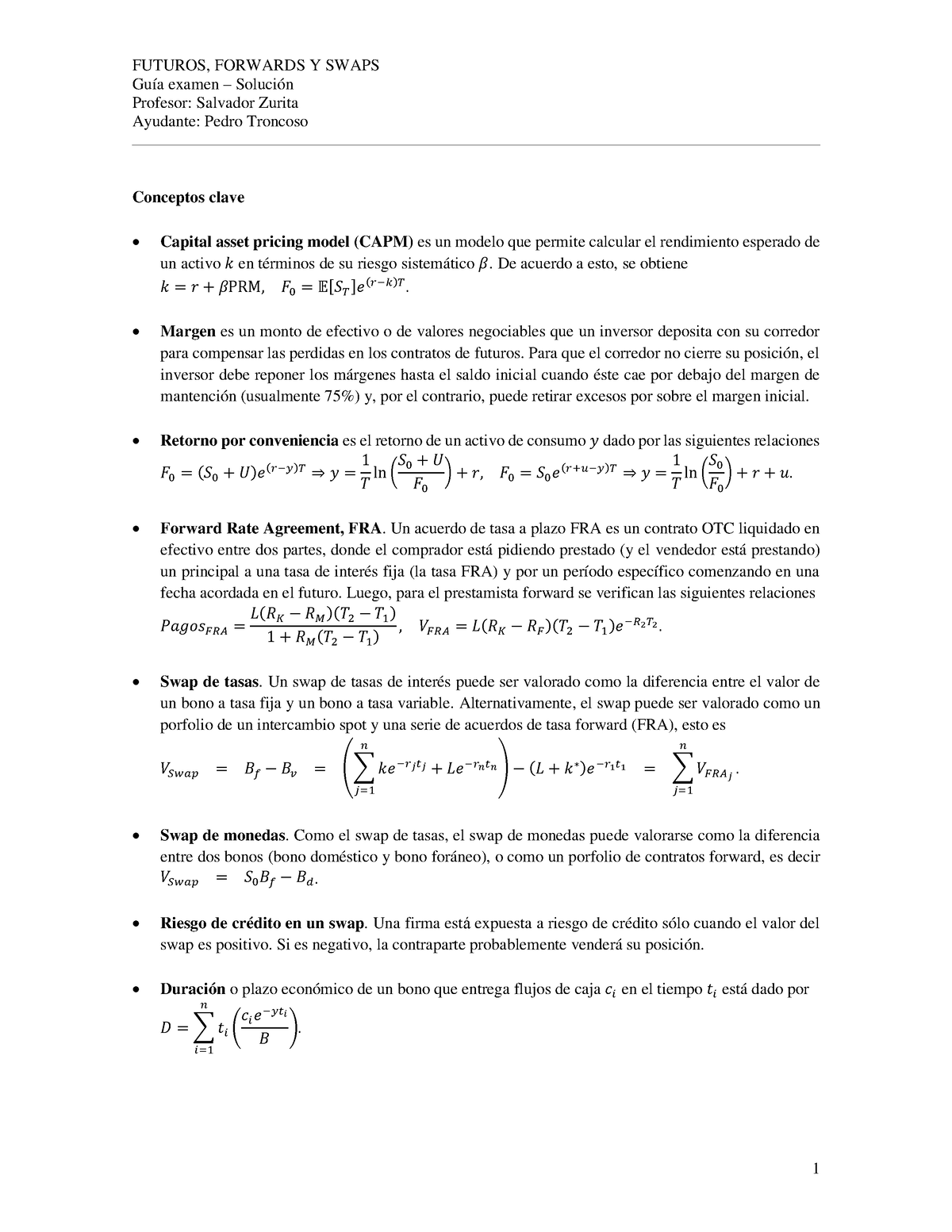 Guía Examen - Solución - Guía Examen – Solución Profesor: Salvador ...