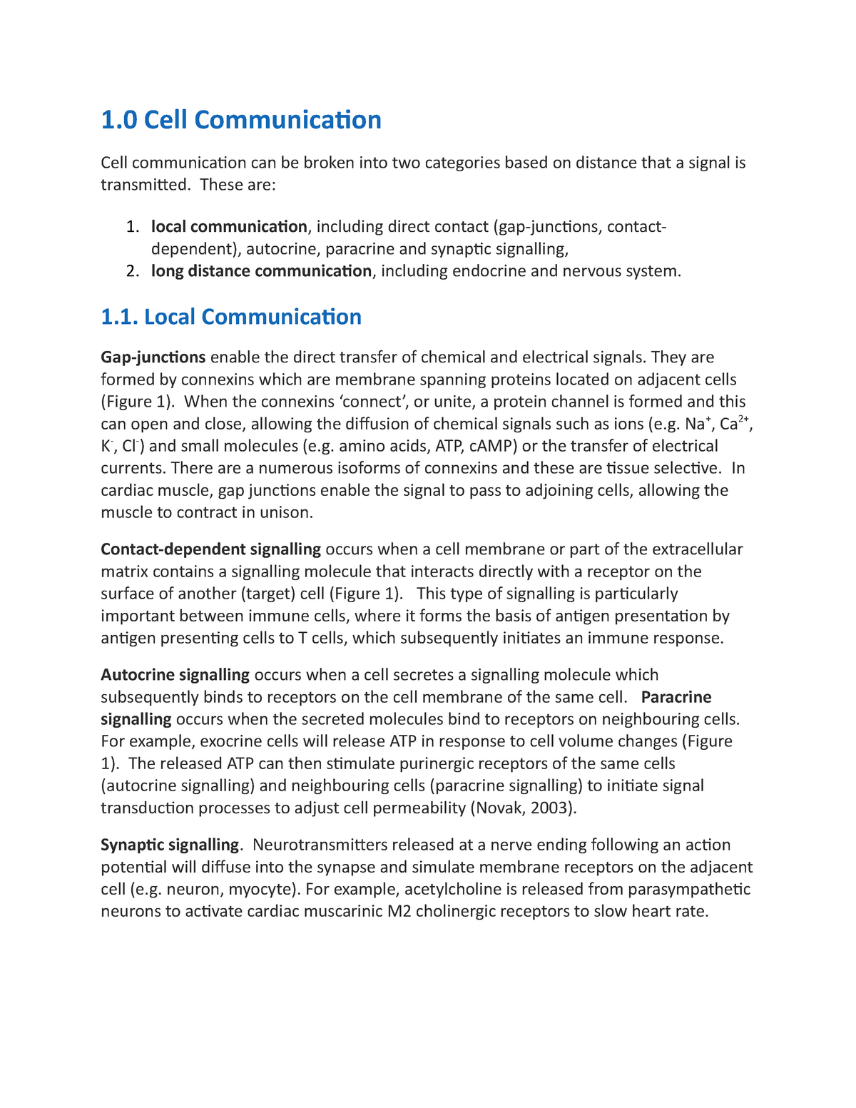 cellular communication research paper