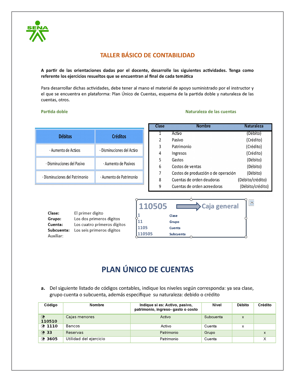 Taller Básico De Contabilidad - TALLER BÁSICO DE CONTABILIDAD ####### A ...