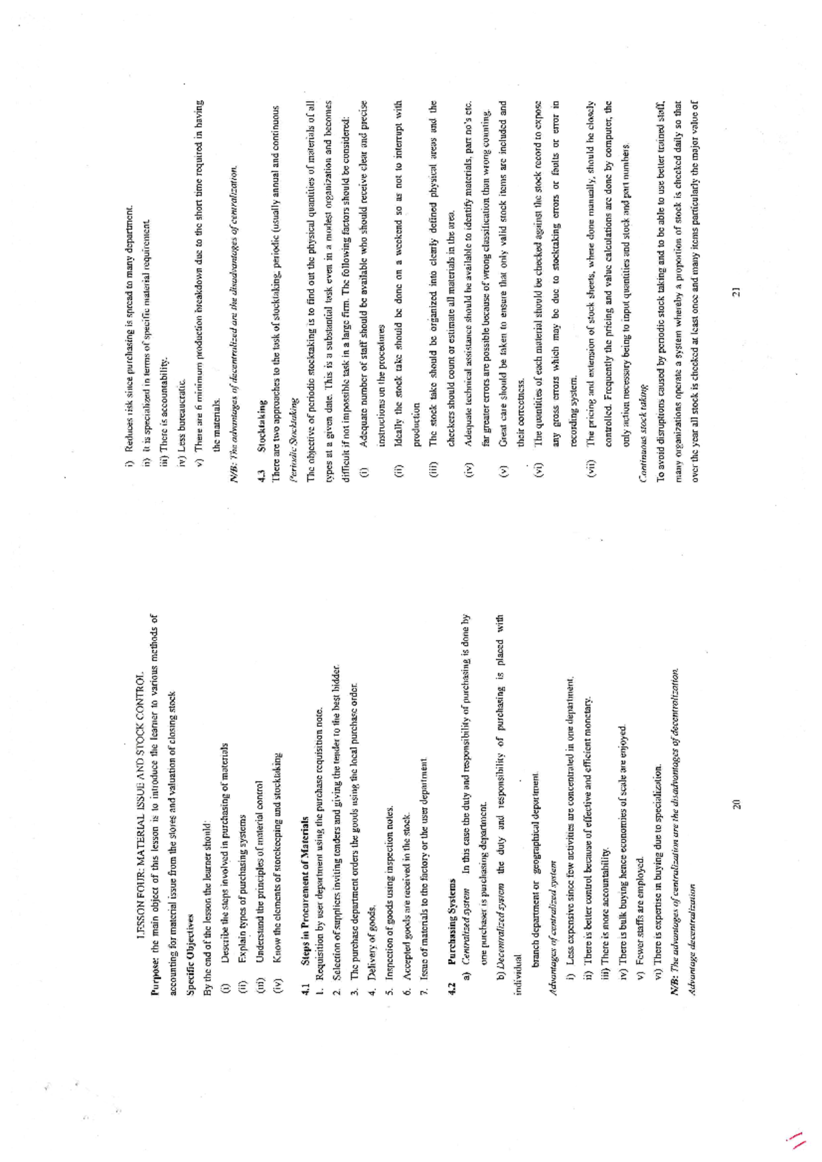 Material AND Labour COST notes - Bachelor of procurement and contract ...