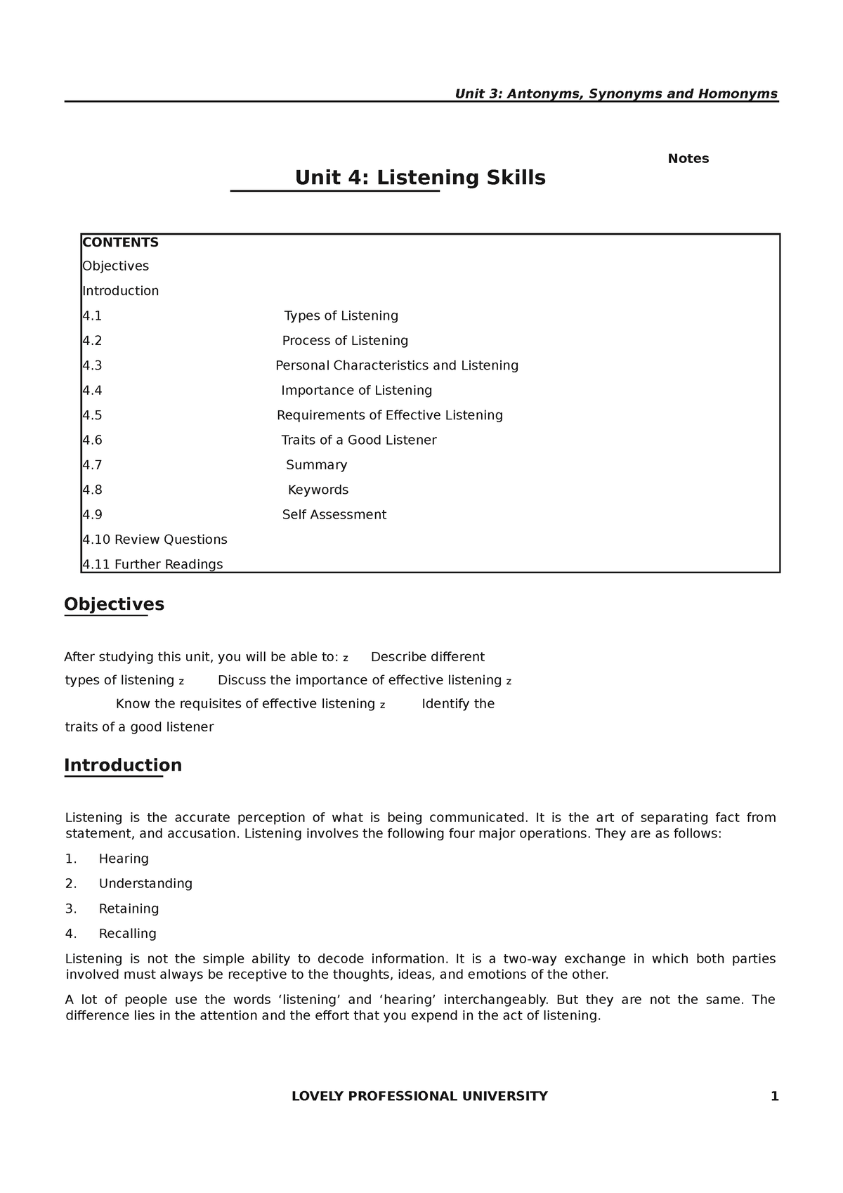 unit-4-notes-unit-3-antonyms-synonyms-and-homonyms-notes-unit-4