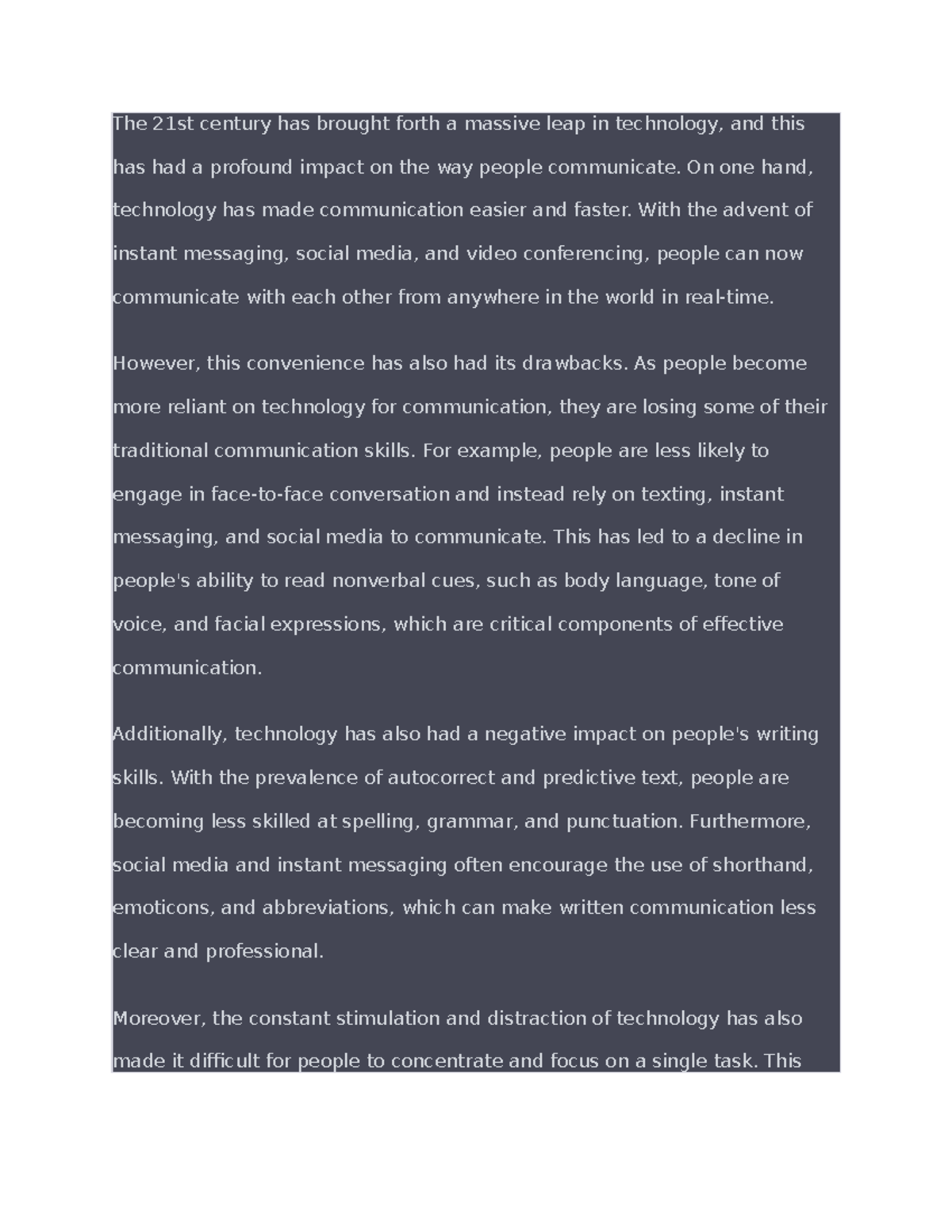 The 21st century - Lecture Notes - The 21st century has brought forth a ...