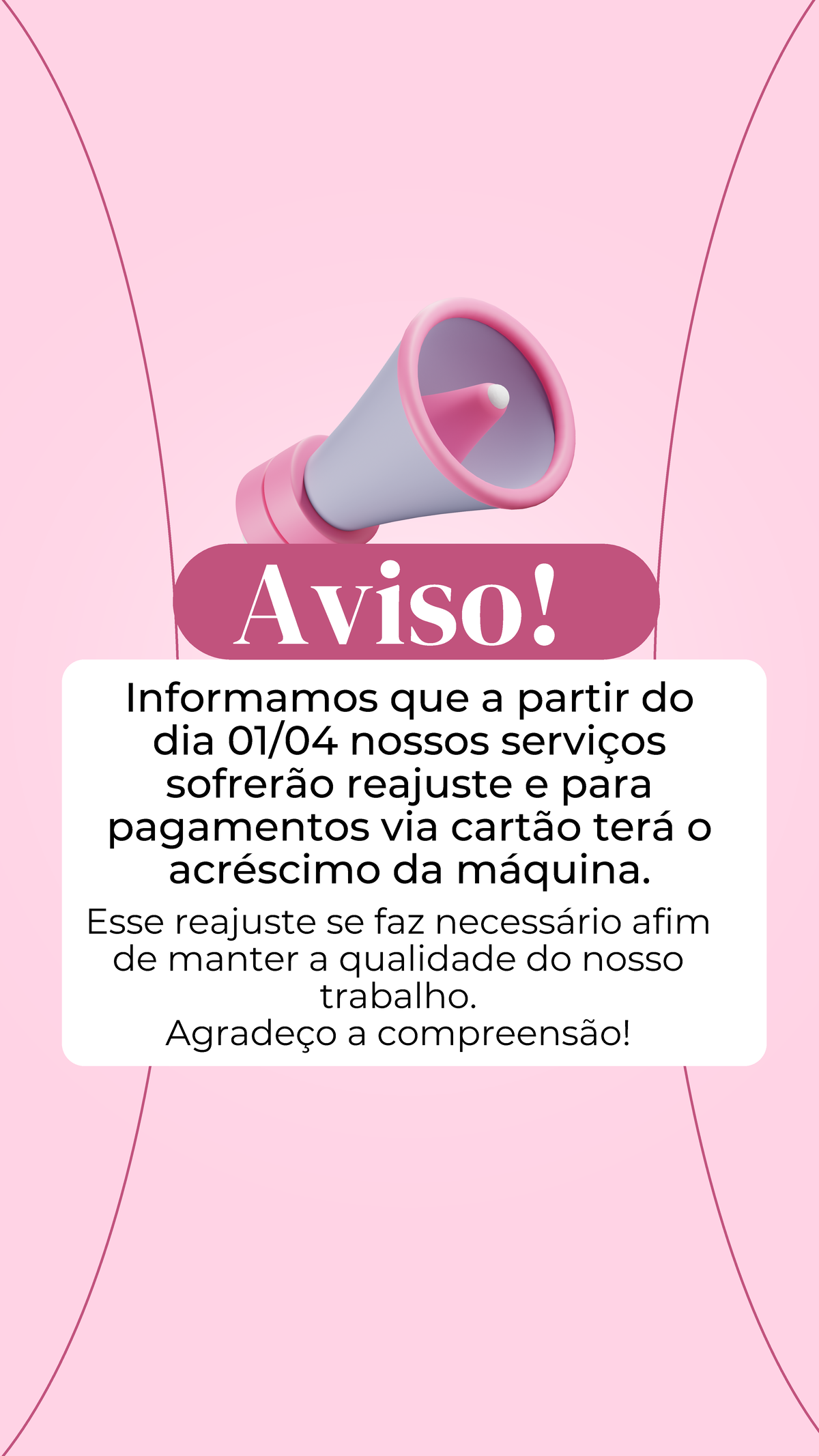 Story do Instagram Aviso de Feriado Salão Feminino Rosa - herramientas ...