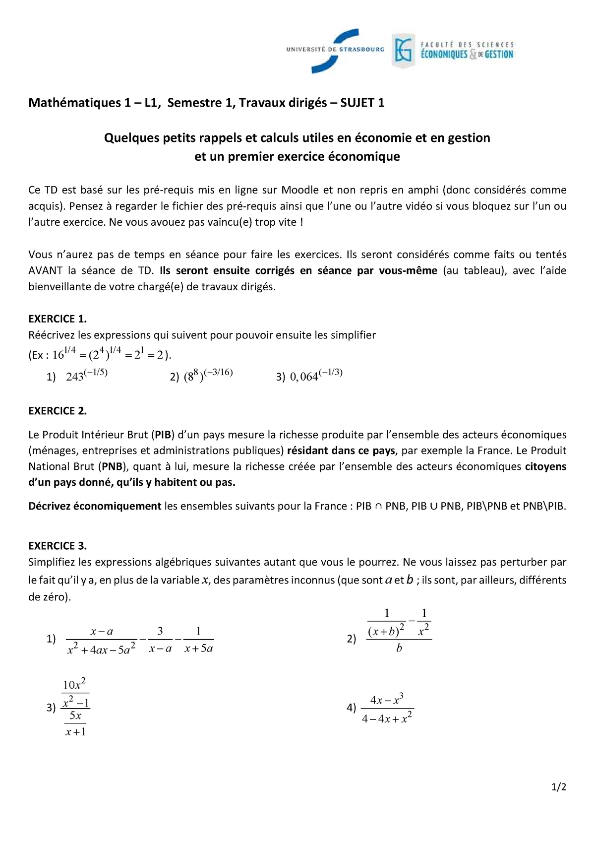 Sujet 1-TD MATH1-L1S1-20232024 4f9ef551d902157 A48168 Ce5066fed3a - 1 ...