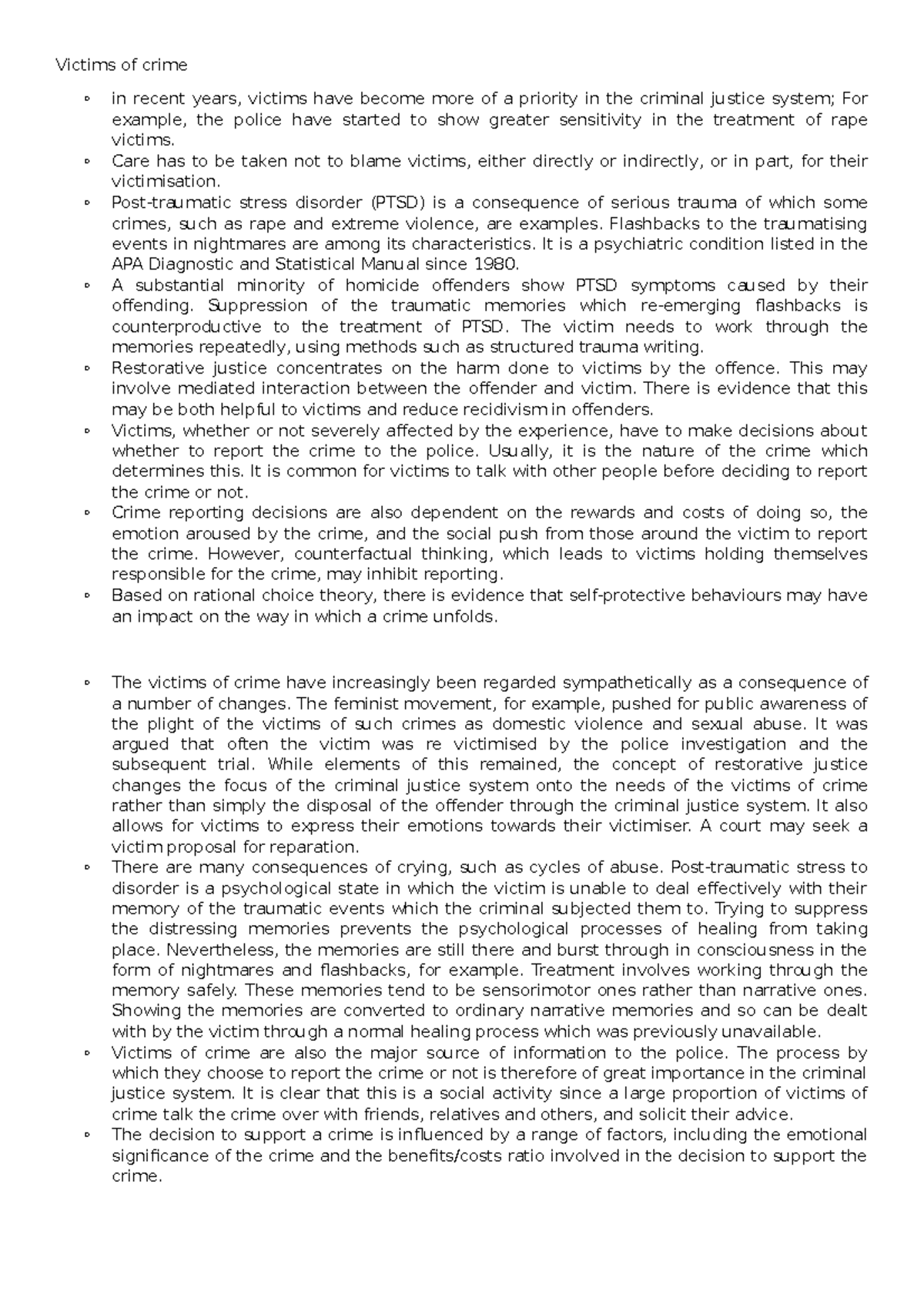 Chapter 4 Victims of crime - Victims of crime in recent years, victims ...