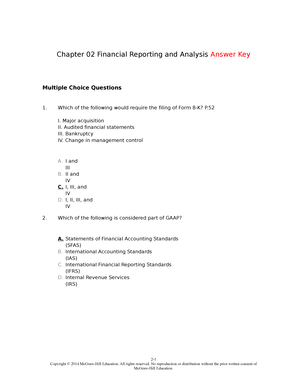 Chap10 Copy - Lecture Notes - Chapter 10 Credit Analysis Answer Key ...