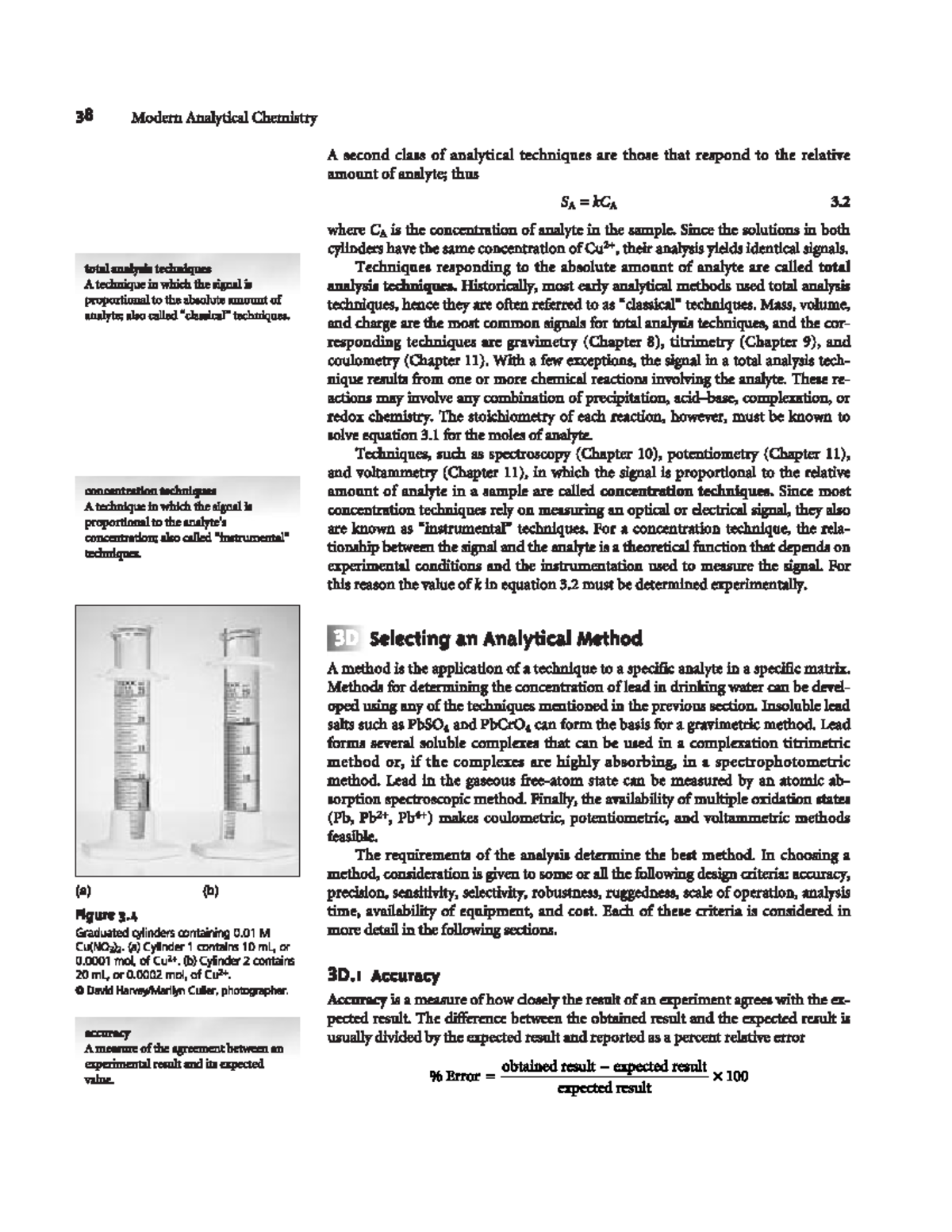 Selecting an Analytical Method - Analytical Chemistry - Studocu