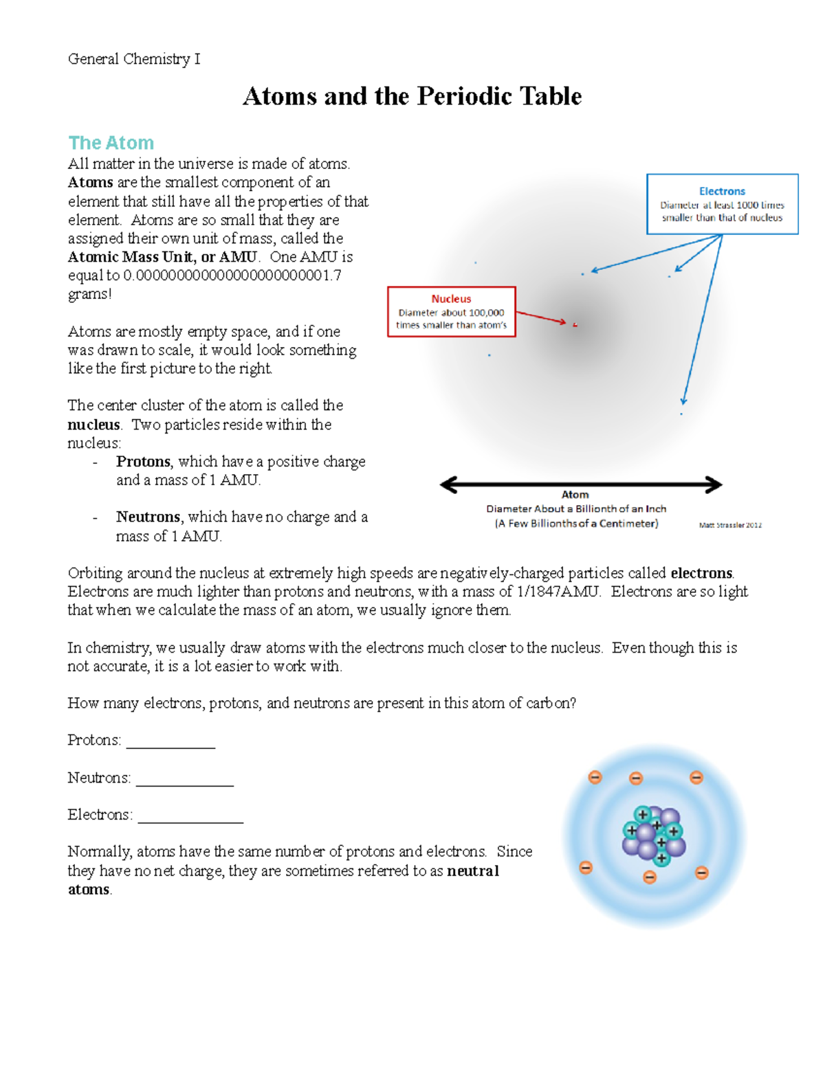 chemistry coursework example