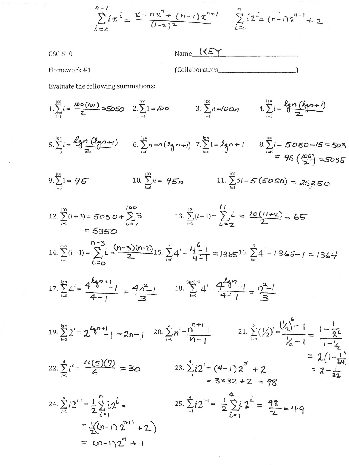 Solutions to some homeworks 510 - CSC 510 - Studocu