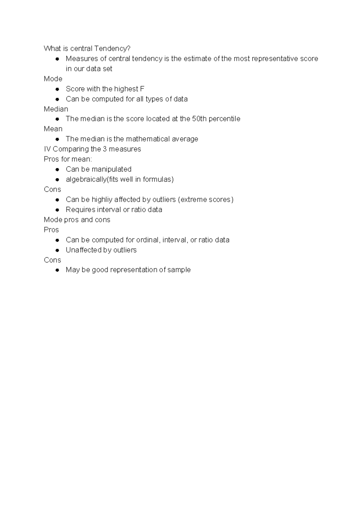 Chapter 4 Measures of central Tendency - What is central Tendency ...