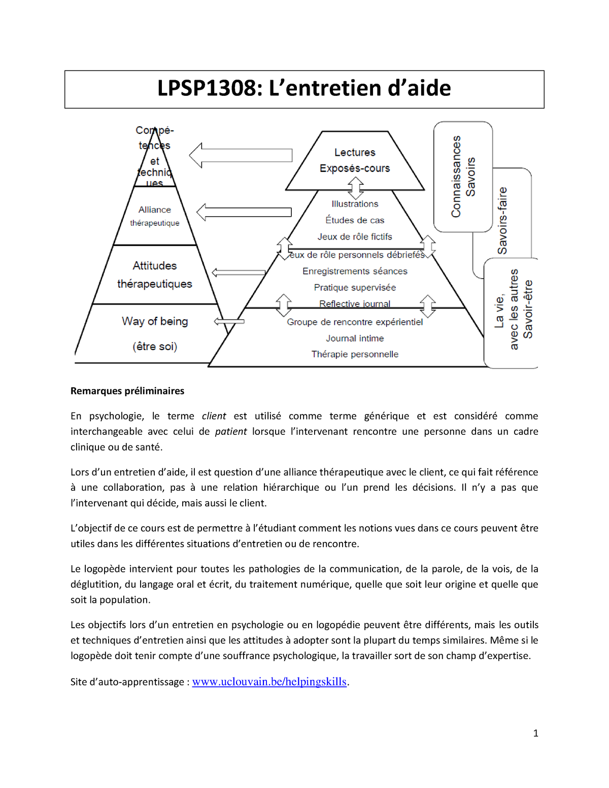 Synthèse Entretien D'aide - Warning: TT: Undefined Function: 32 Warning ...