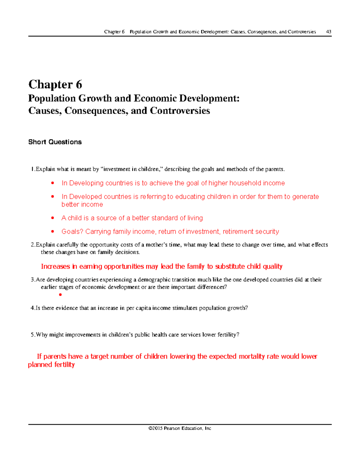 Tutorial Chapter 6 Population Growth Chapter 6 Population Growth 