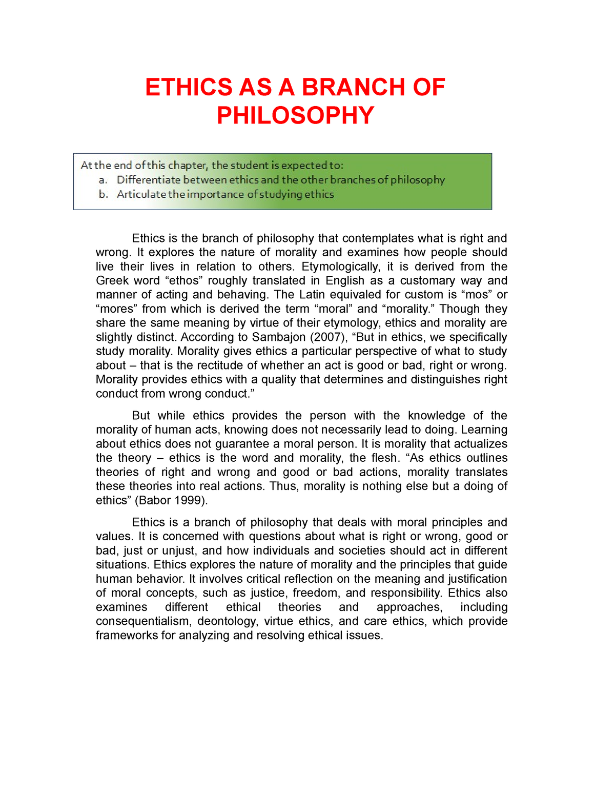 ethics-as-a-branch-of-philosophy-ethics-as-a-branch-of-philosophy