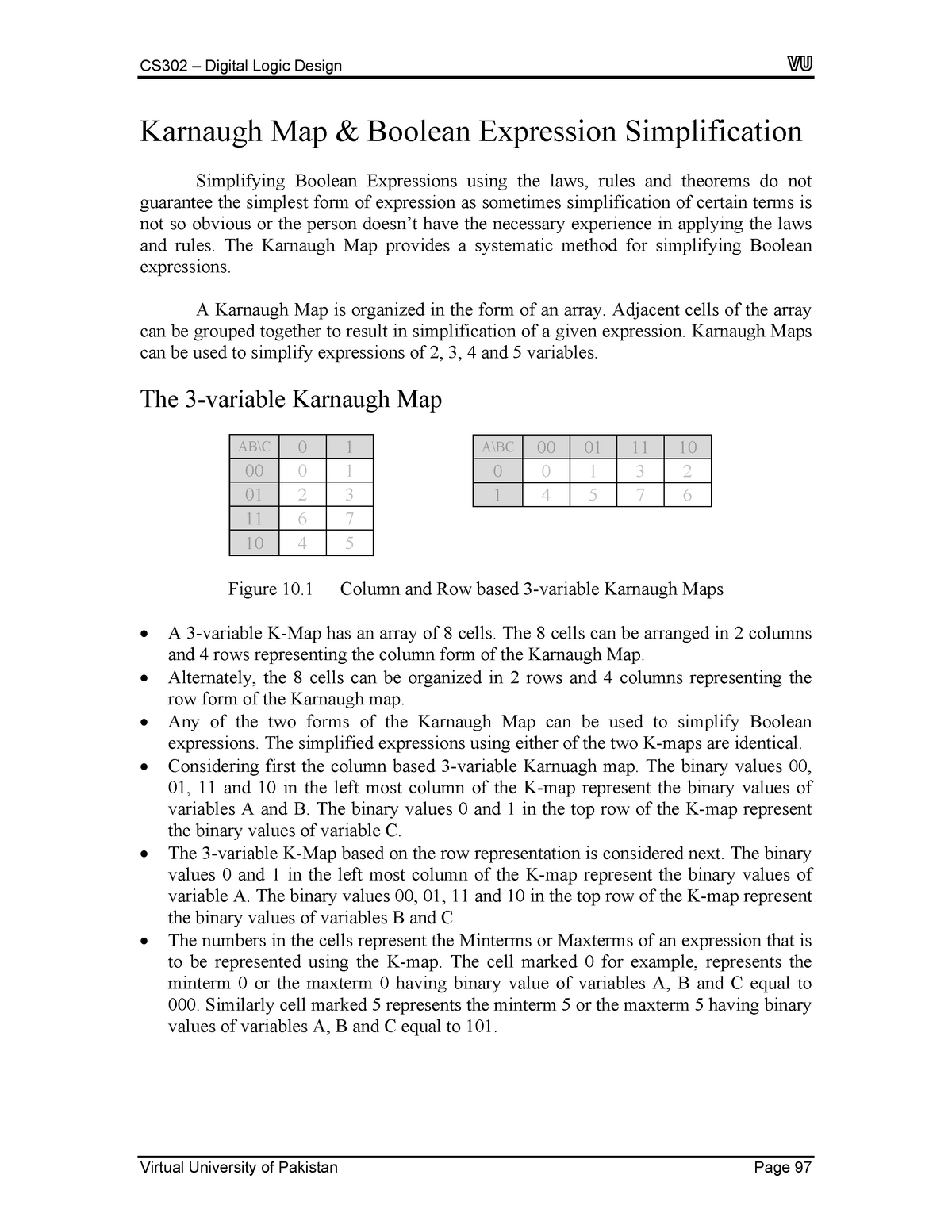 Solved In all the Karnaugh map problems of this assignment